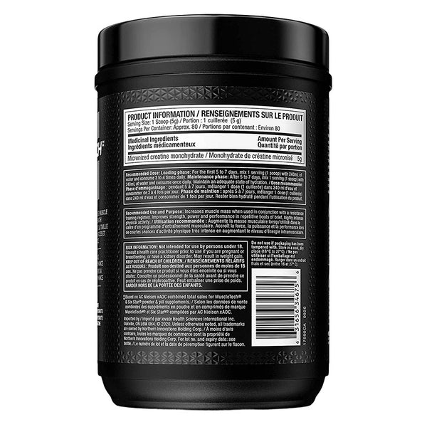 MuscleTech Platinum 100% Creatine - 0.88 lb - skulptz