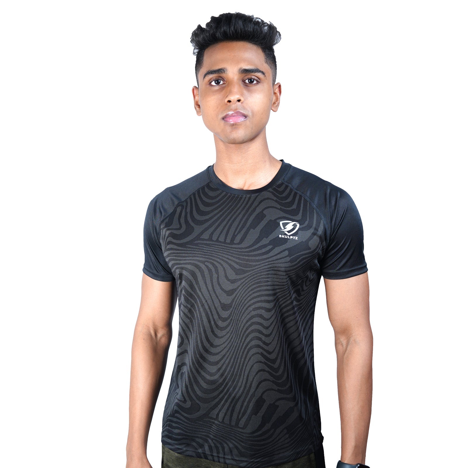 Mens Maze Tshirt (Black) - skulptz
