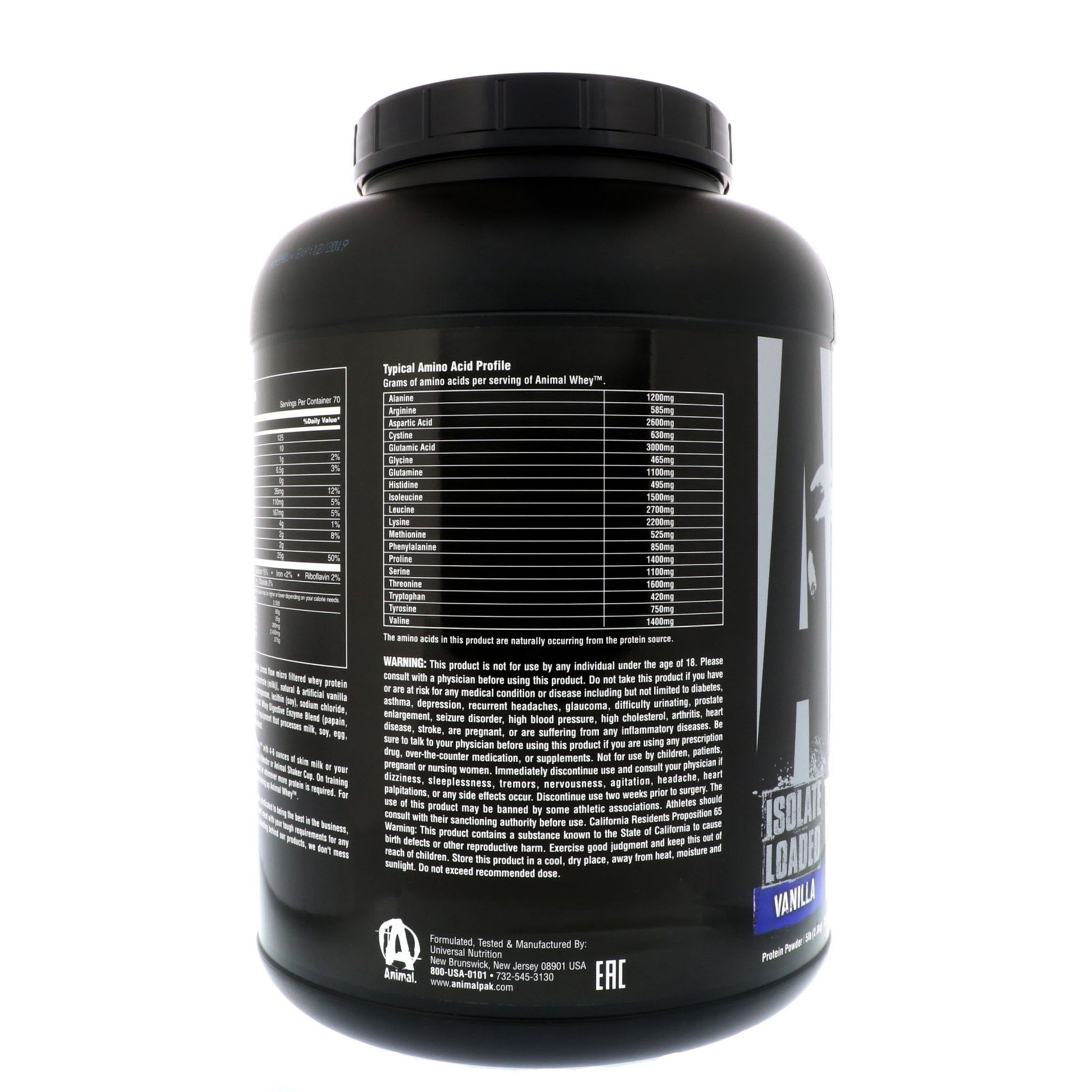 Universal Nutrition Animal Whey Protein - skulptz