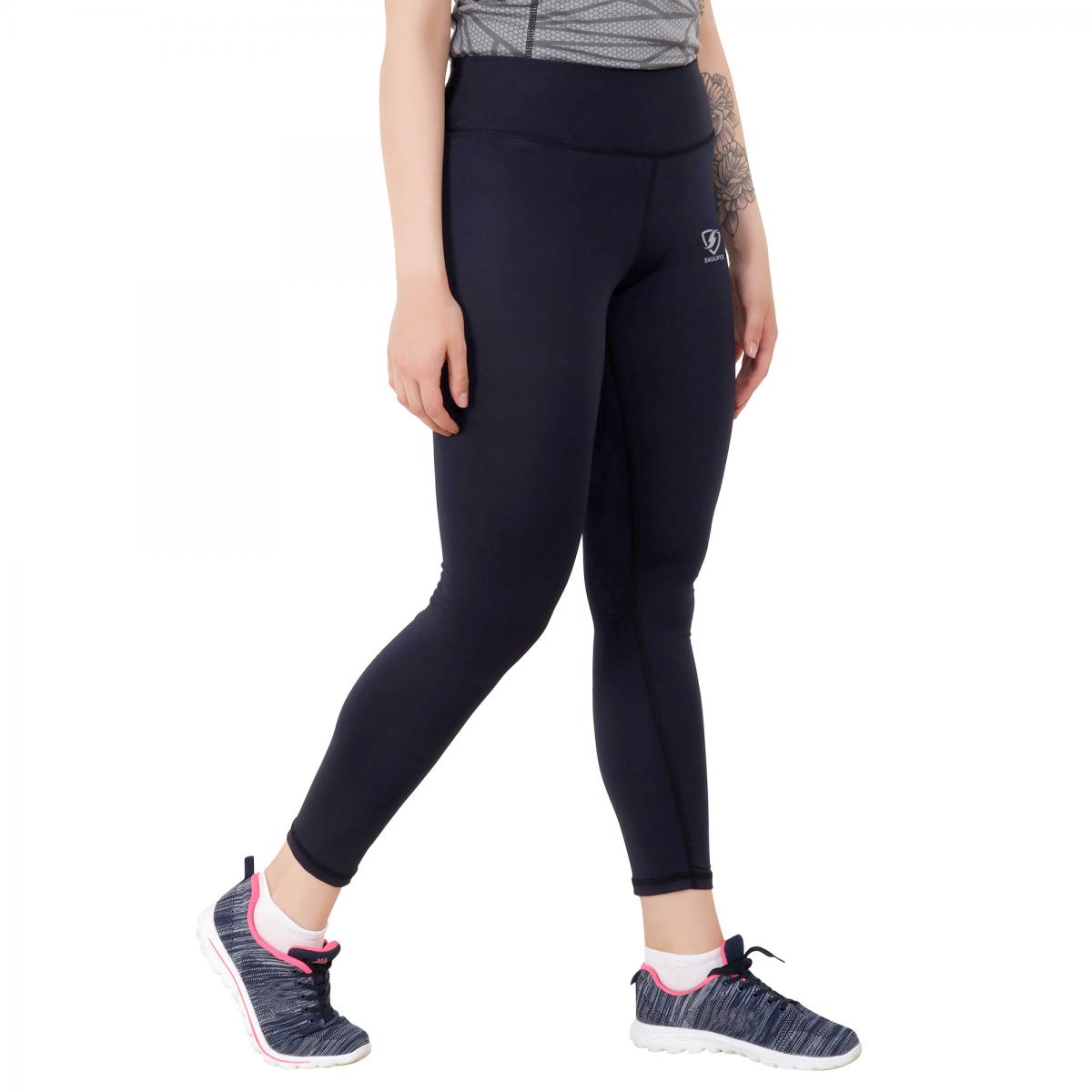 Womens Basic Tights Navy - skulptz
