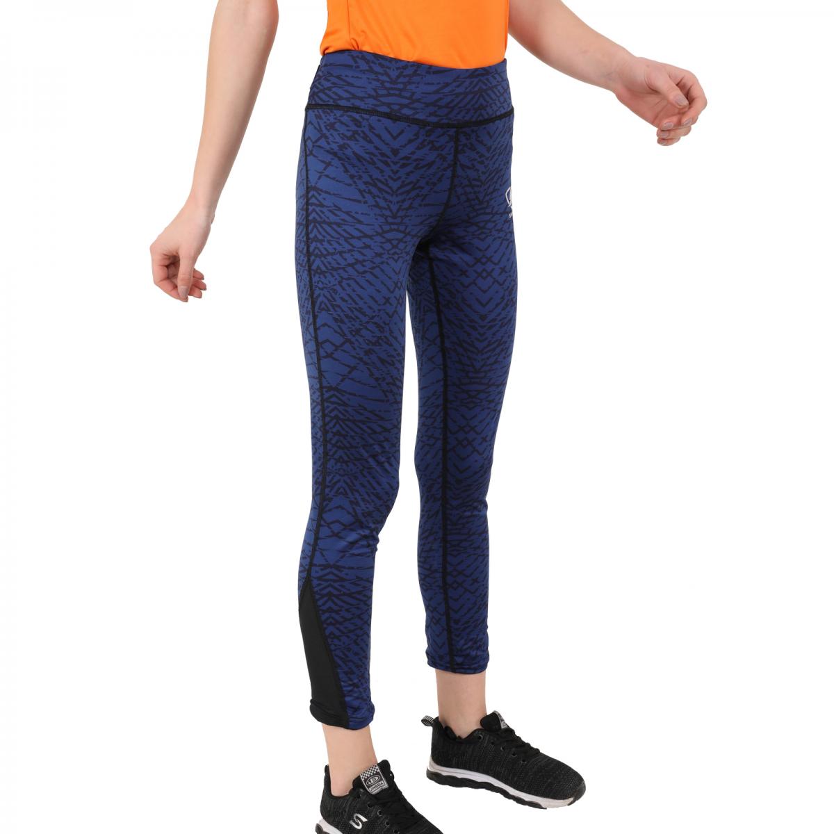 Womens Chisel Tights Blue - skulptz