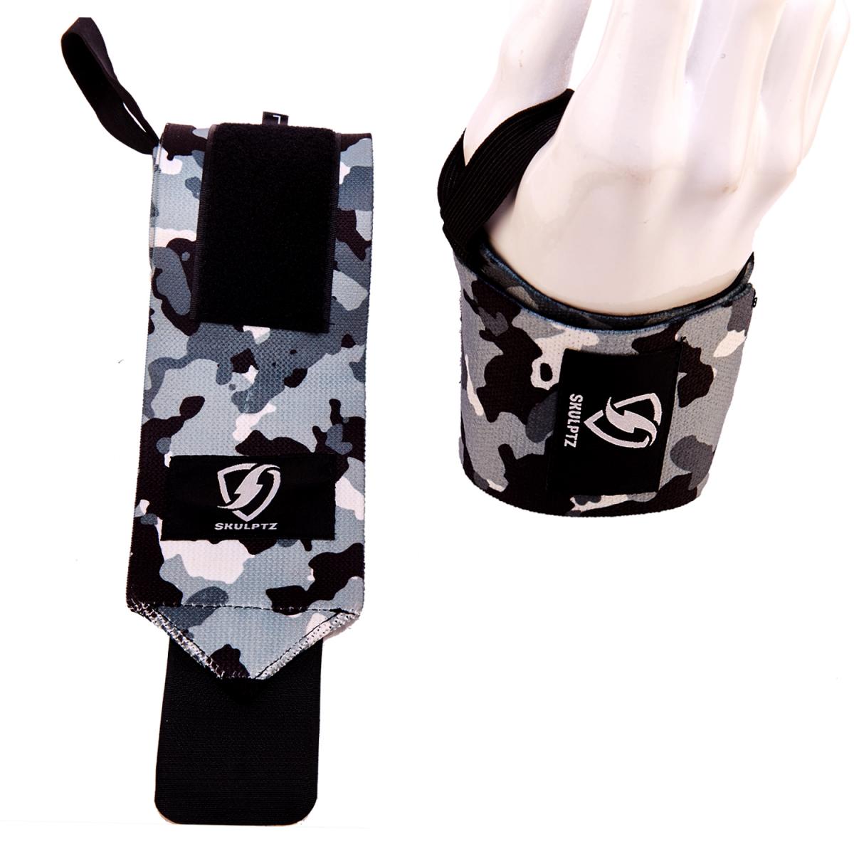 Camo Series Wrist Wraps 25 Inches black - skulptz