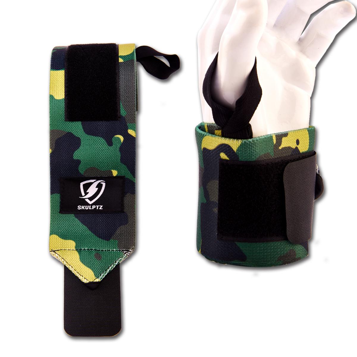 Camo Series Wrist Wraps 25 Inches Military - skulptz