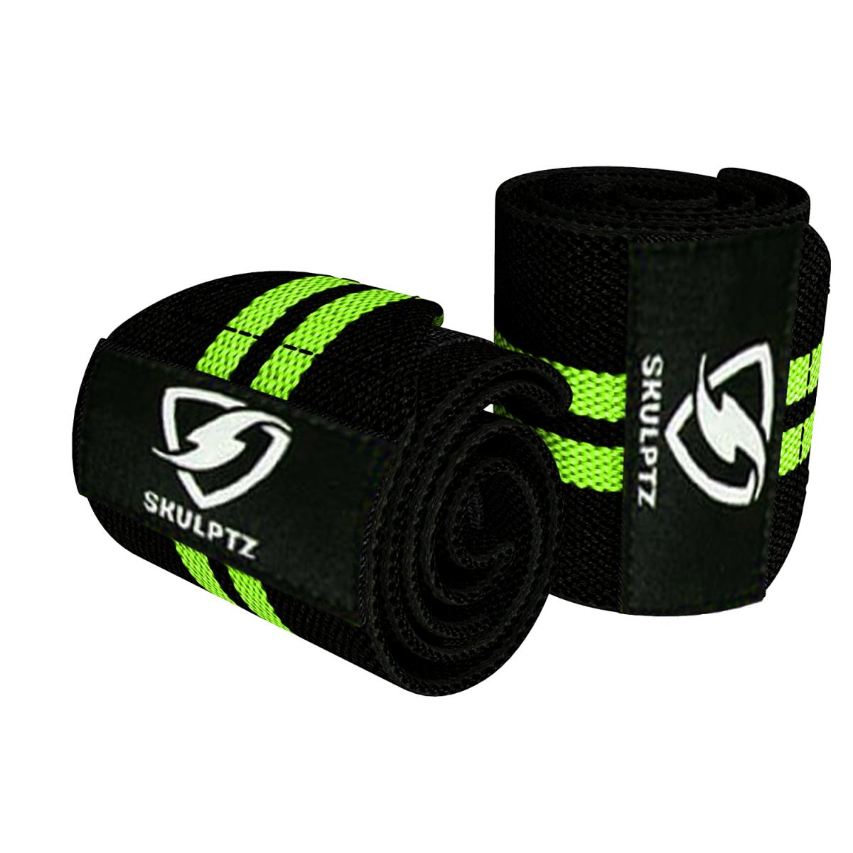 Essential Series Wrist Wraps 18 Inches Green - skulptz