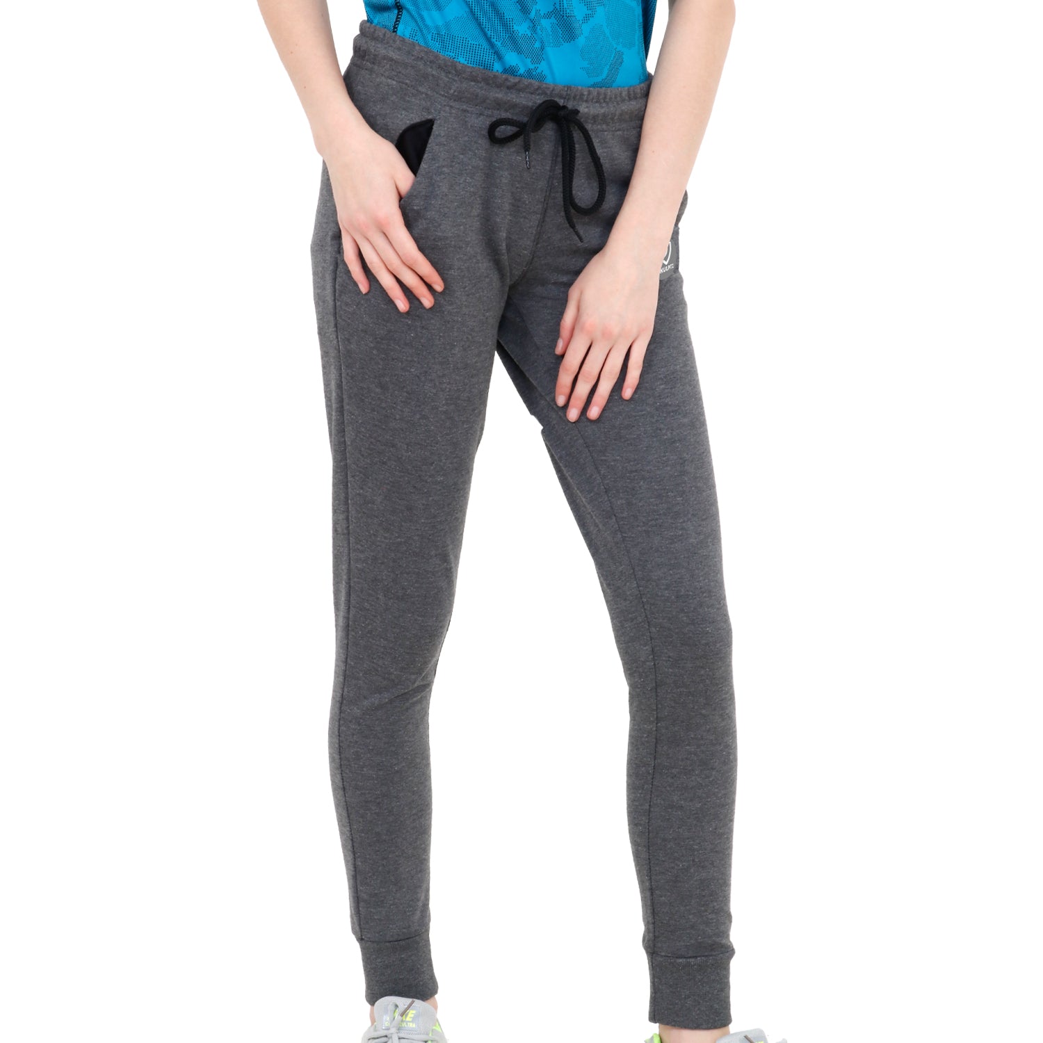 Womens Comfy Track pants Dark Grey - skulptz