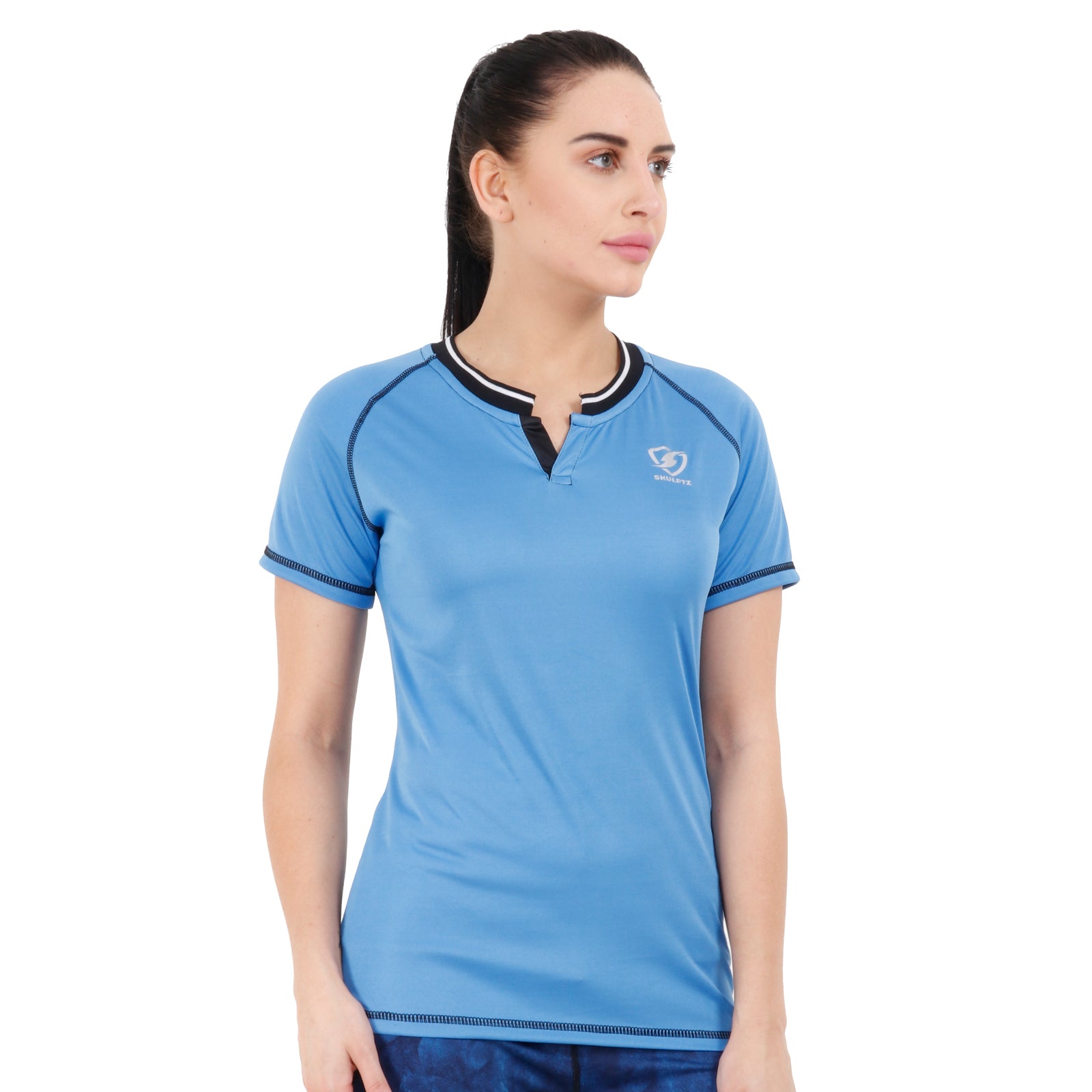 Womens Prime Tshirt (Blue) - skulptz