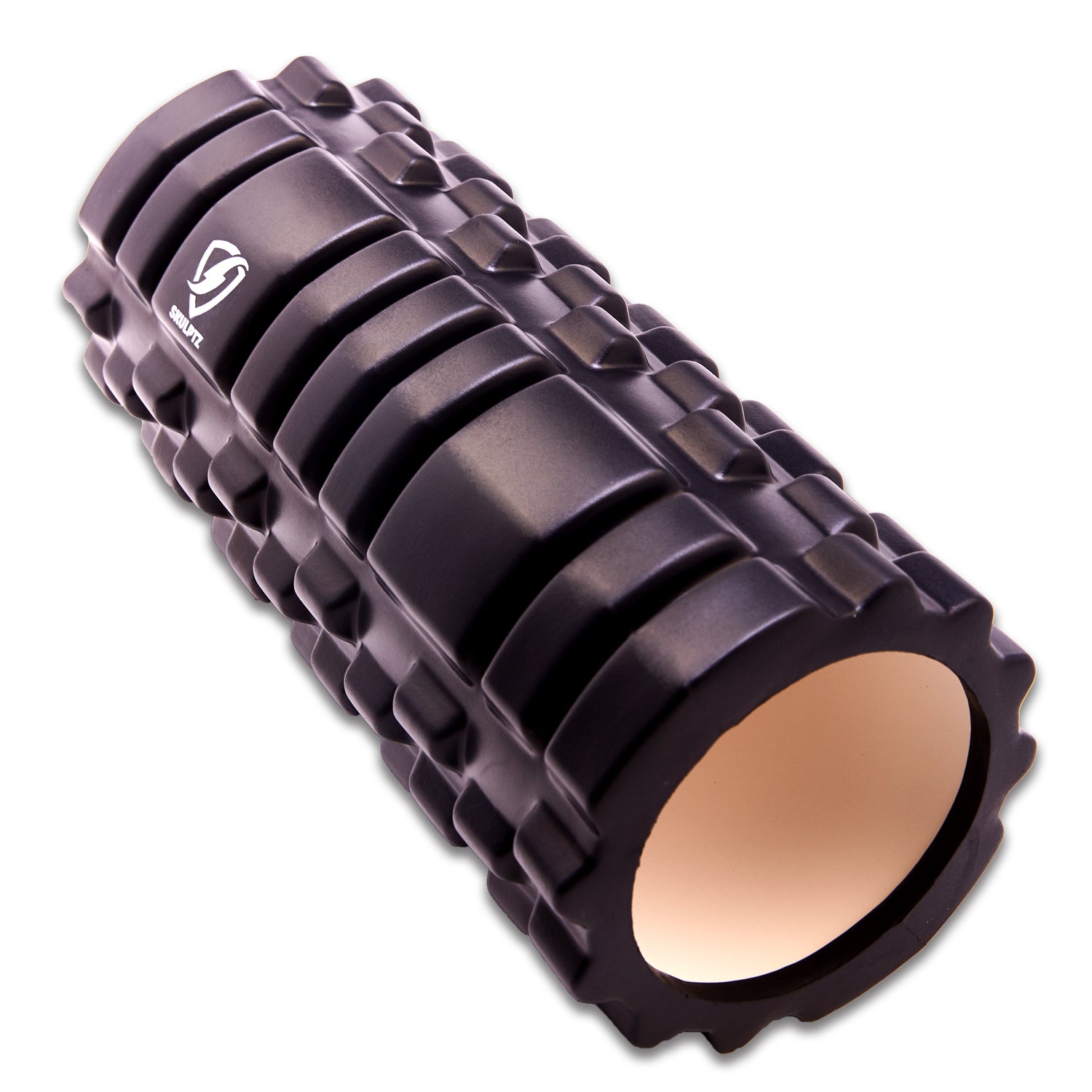 Hybrid Heavy Duty Foam Roller (Black) - skulptz