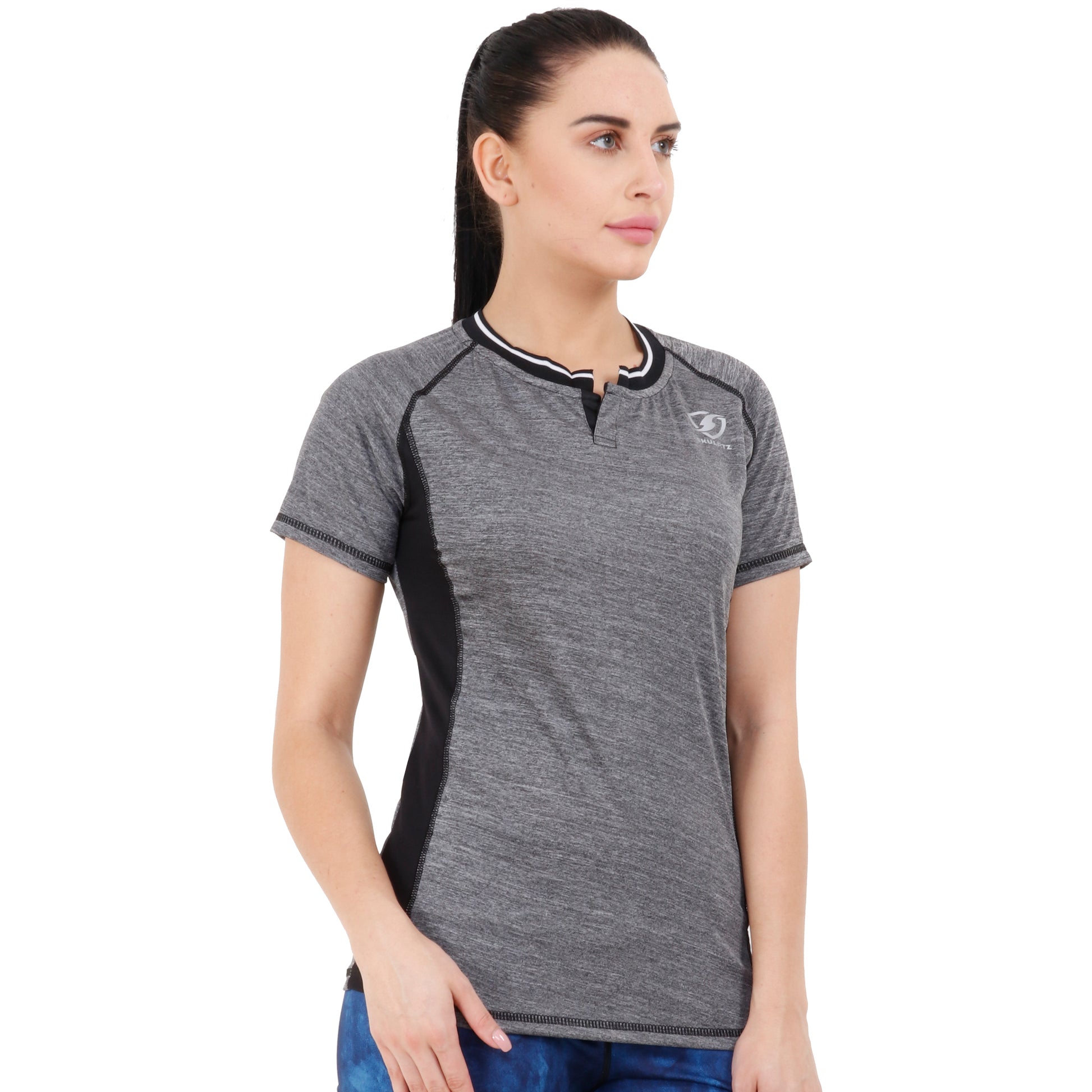Womens Invincible Tshirt (Grey) - skulptz