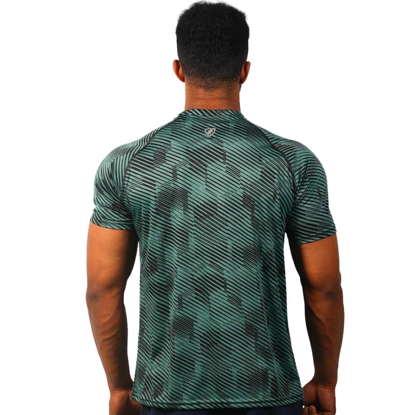 Mens Ripped Tshirt (Green) - skulptz