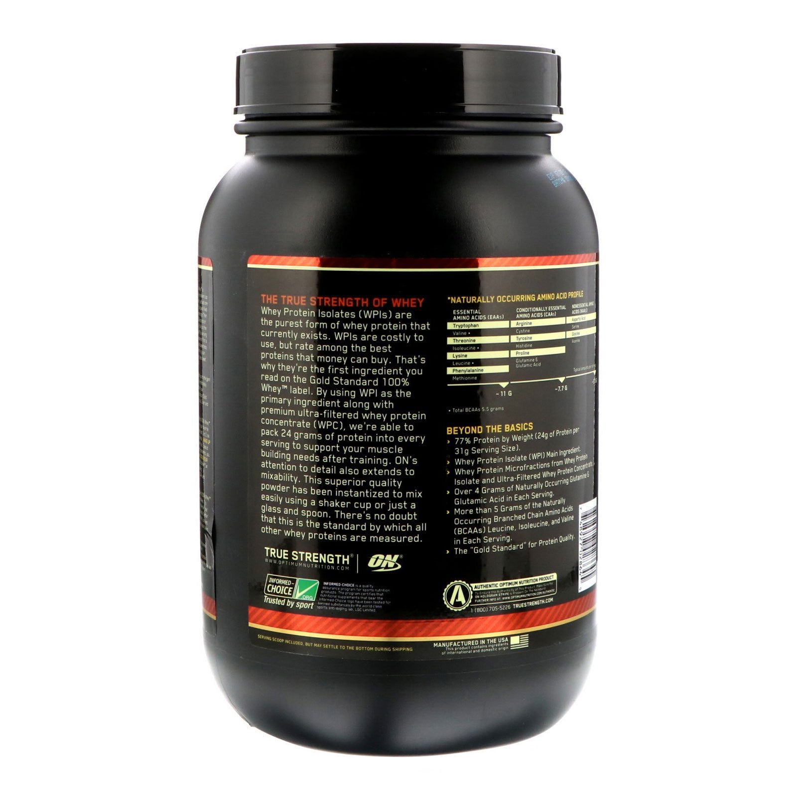 Optimum Nutrition (ON) Gold Standard 100% Whey Protein (2 LB) - skulptz