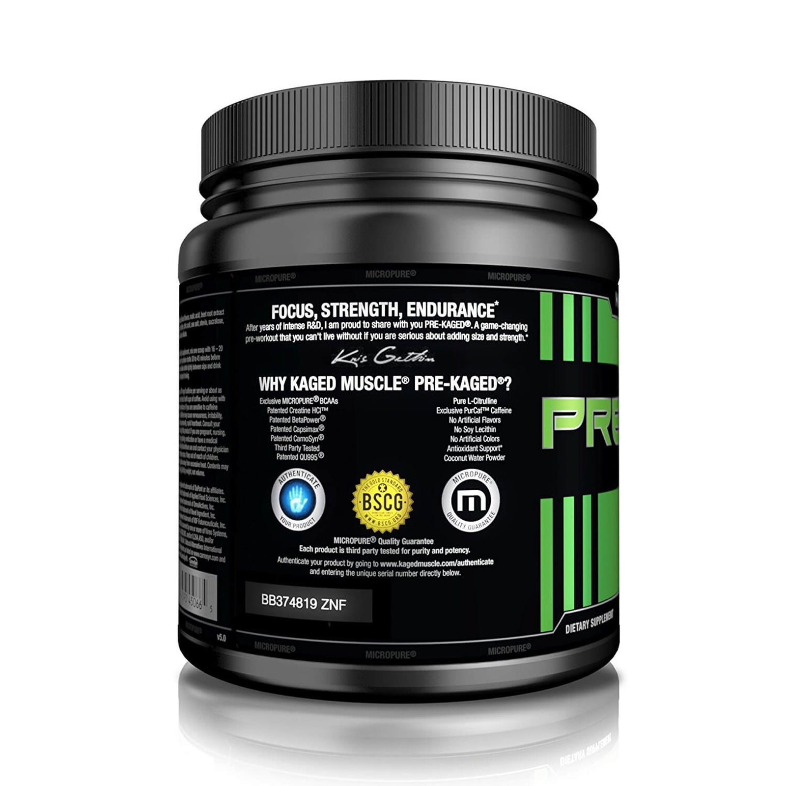 Pre-Kaged Pre-Workout Primer - skulptz