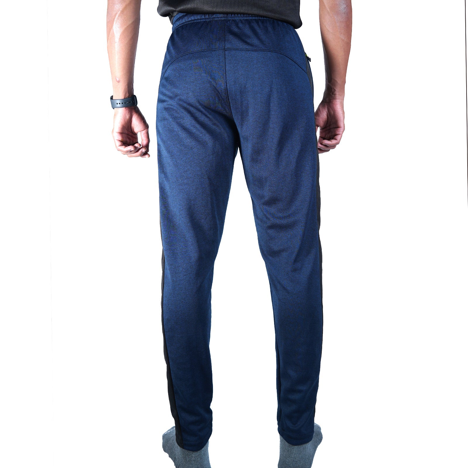 Mens Sideline Navy Track Pants - skulptz