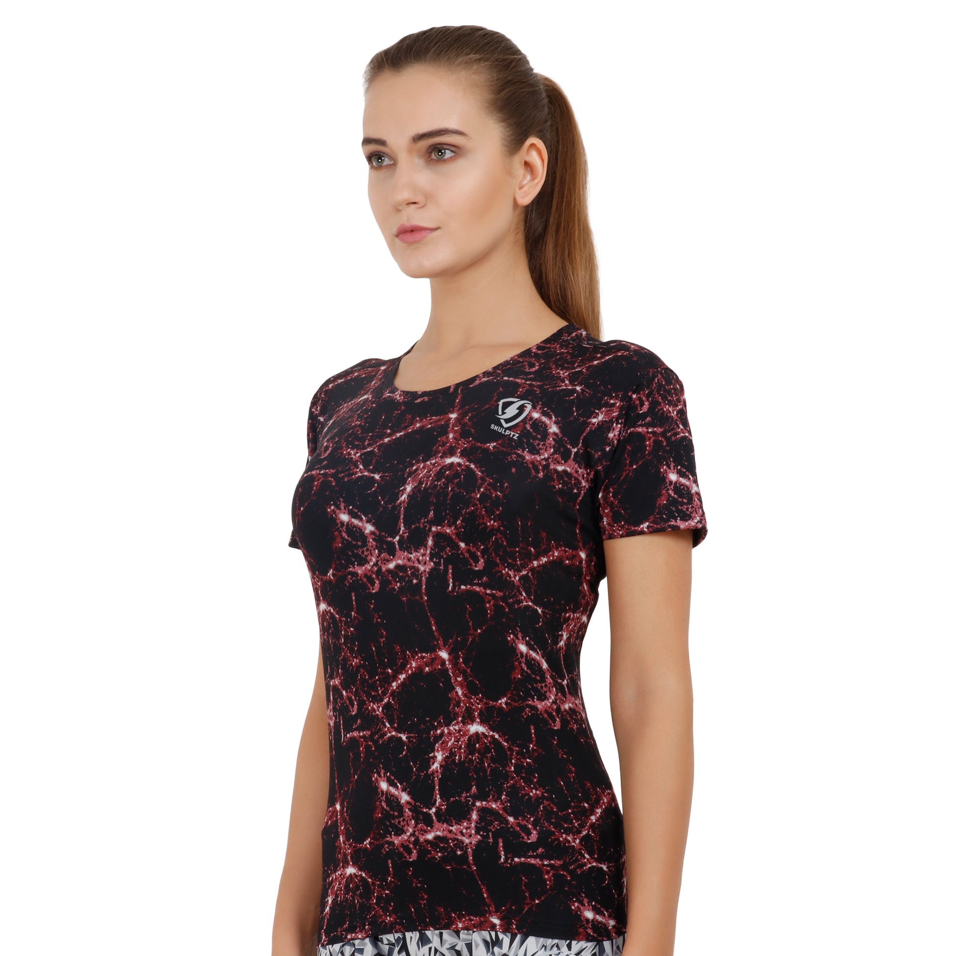Womens Gene Tshirt (Pink) Loose Fit - skulptz