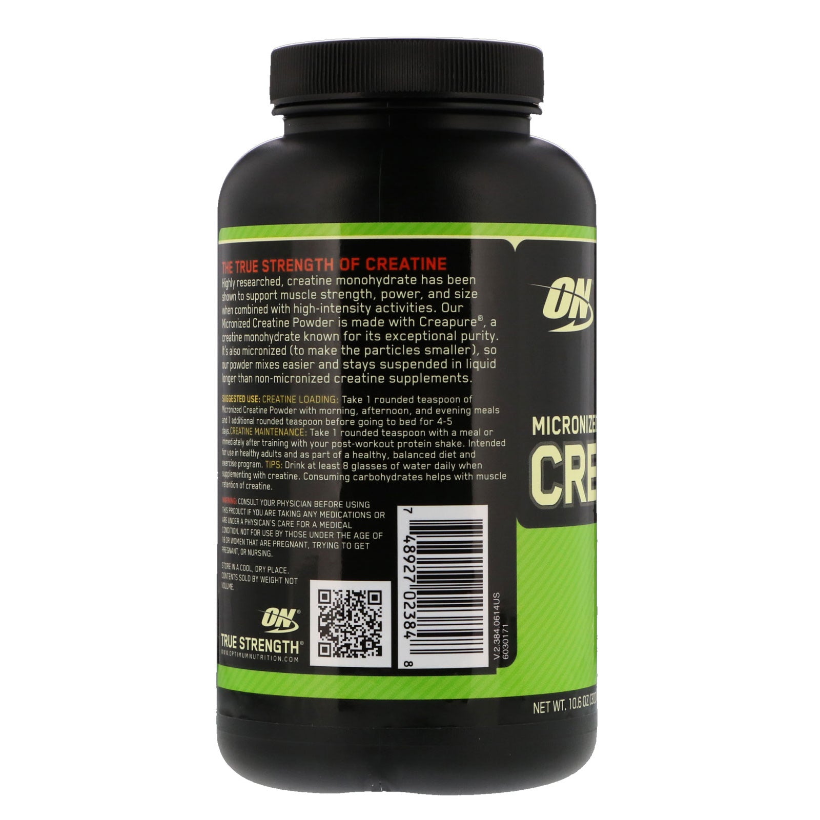 Optimum Nutrition Micronized Creatine Powder - skulptz