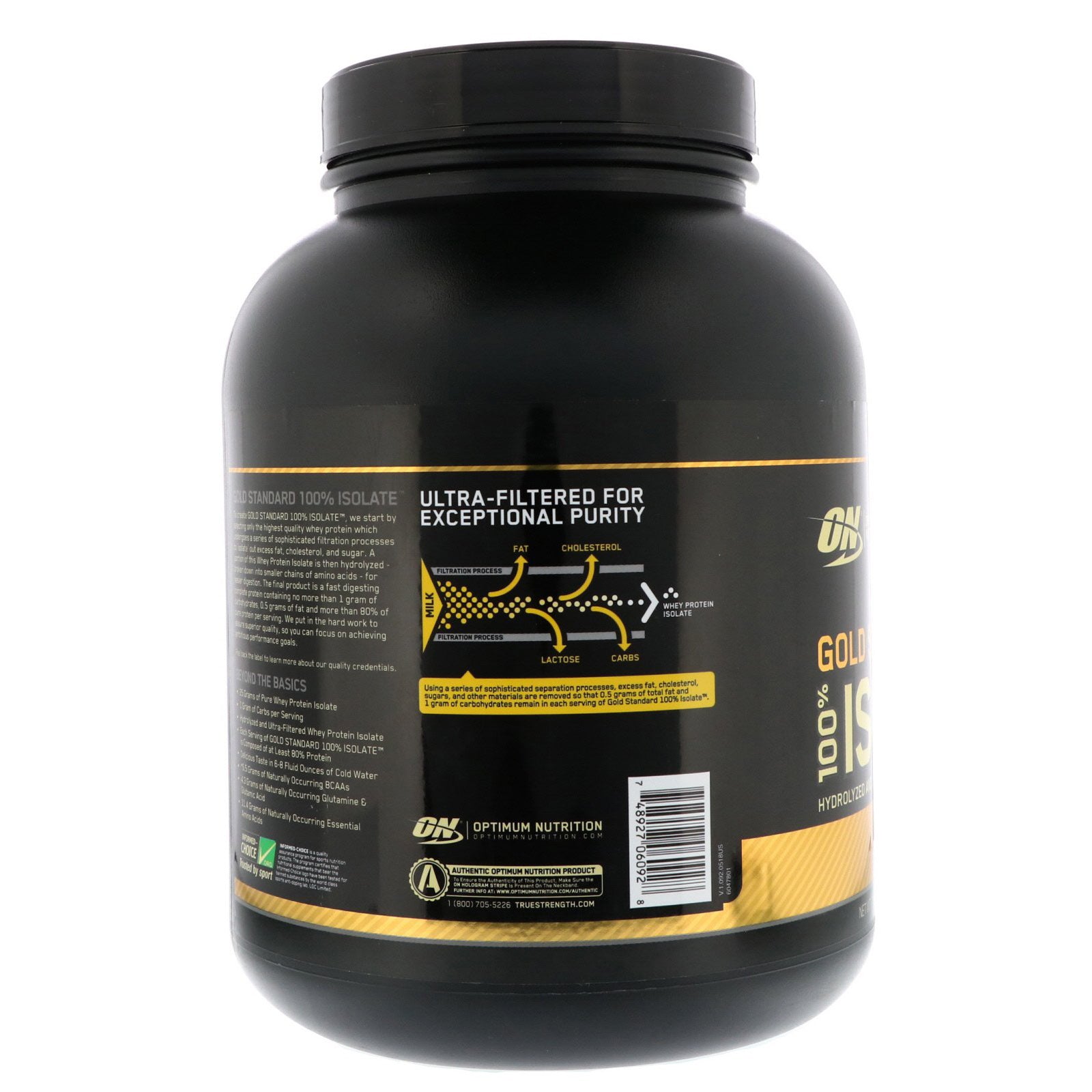 Optimum Nutrition Gold Standard 100% Isolate 3 lb - skulptz