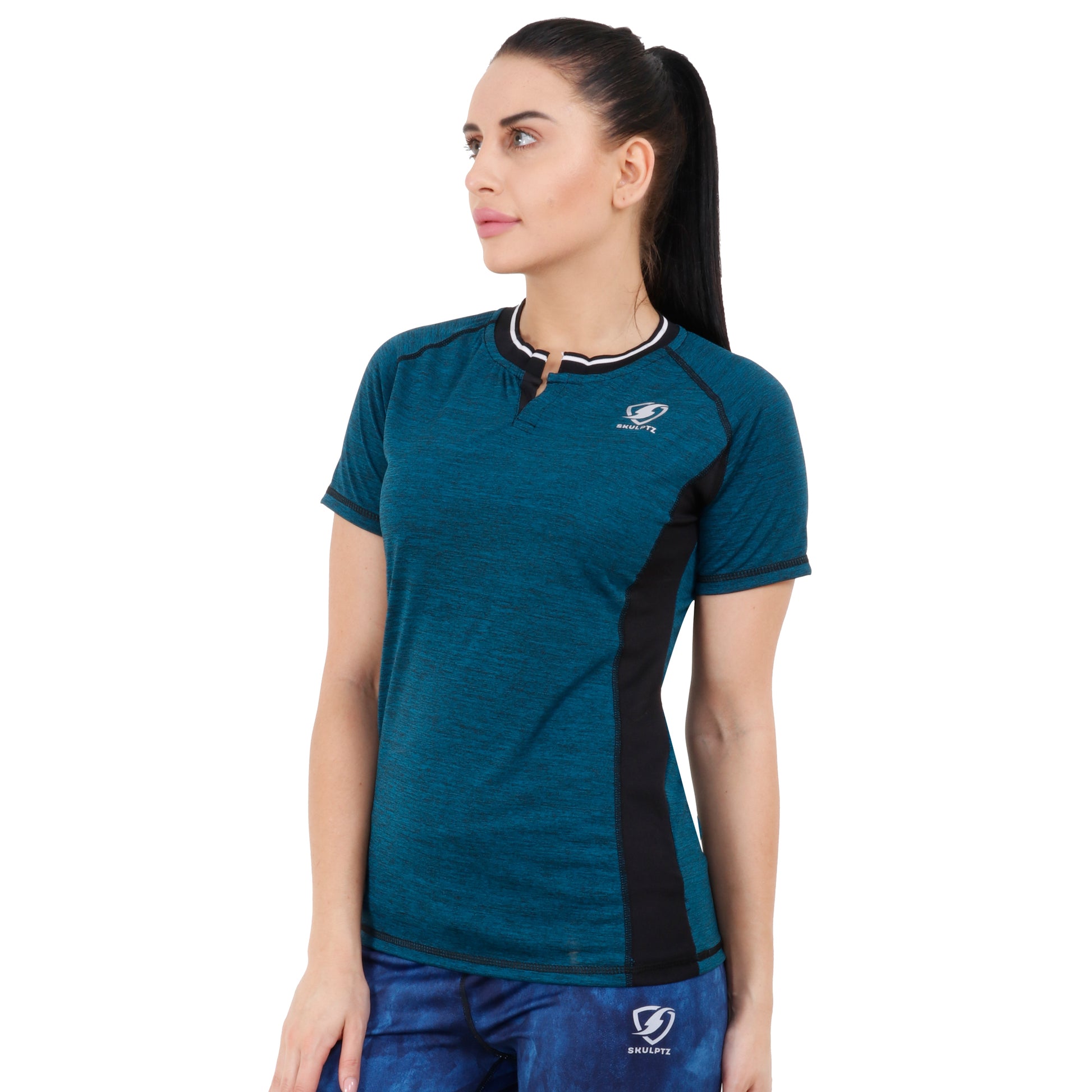 Womens Invincible Tshirt (Green) - skulptz