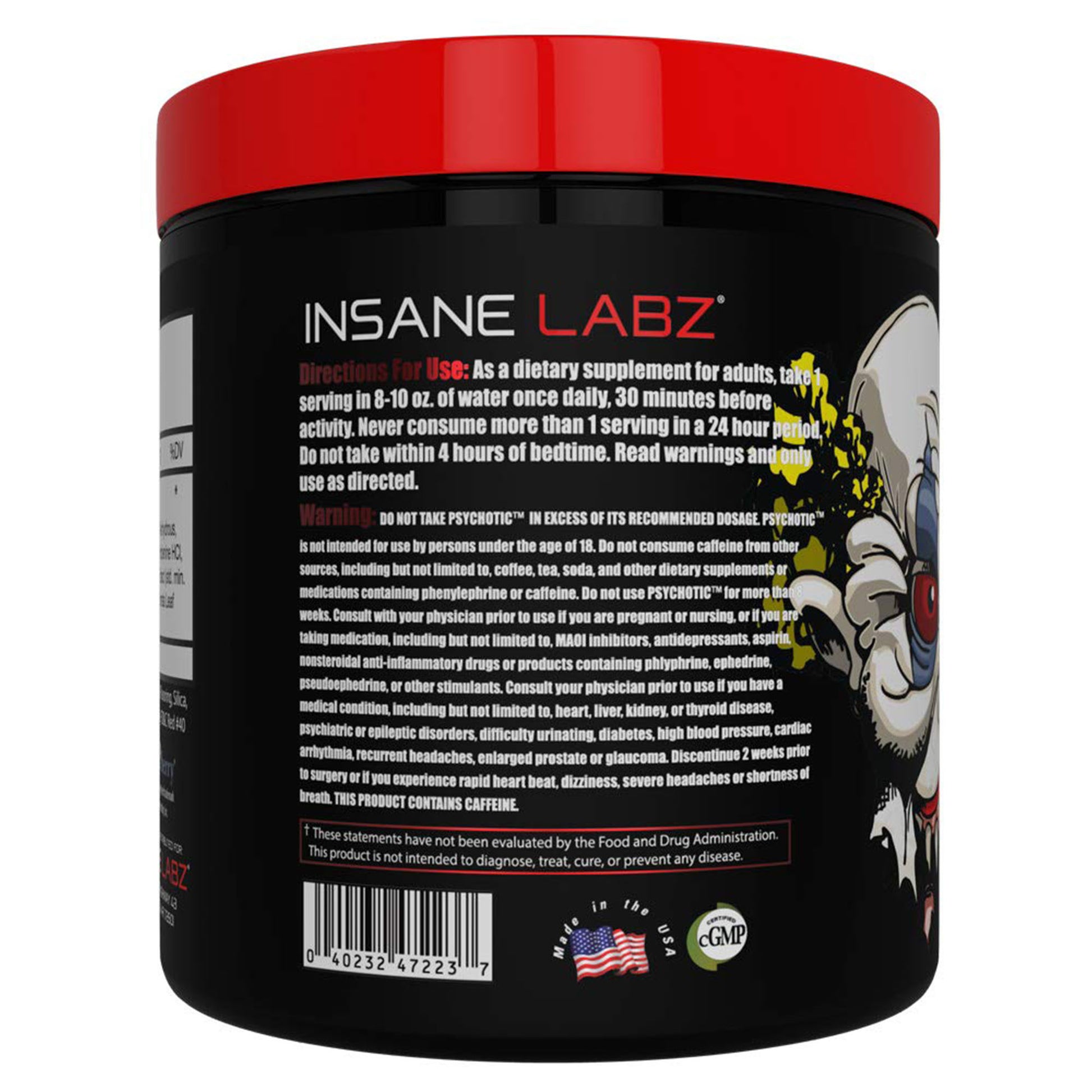Insane Labz Psychotic Pre-Workout - skulptz