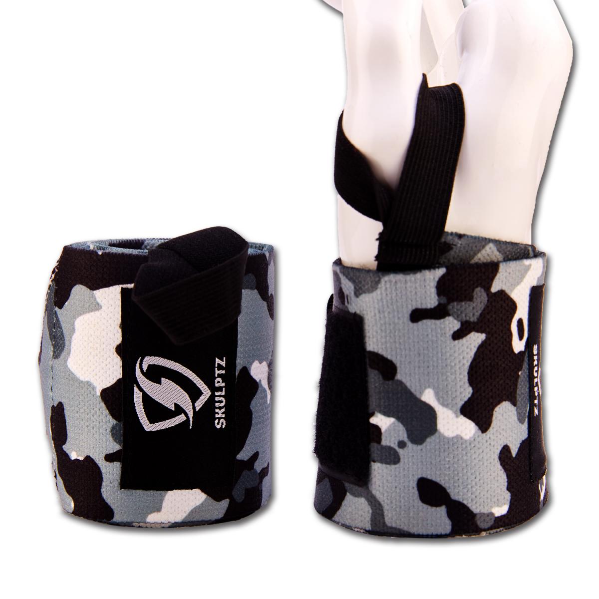 Camo Series Wrist Wraps 25 Inches black - skulptz