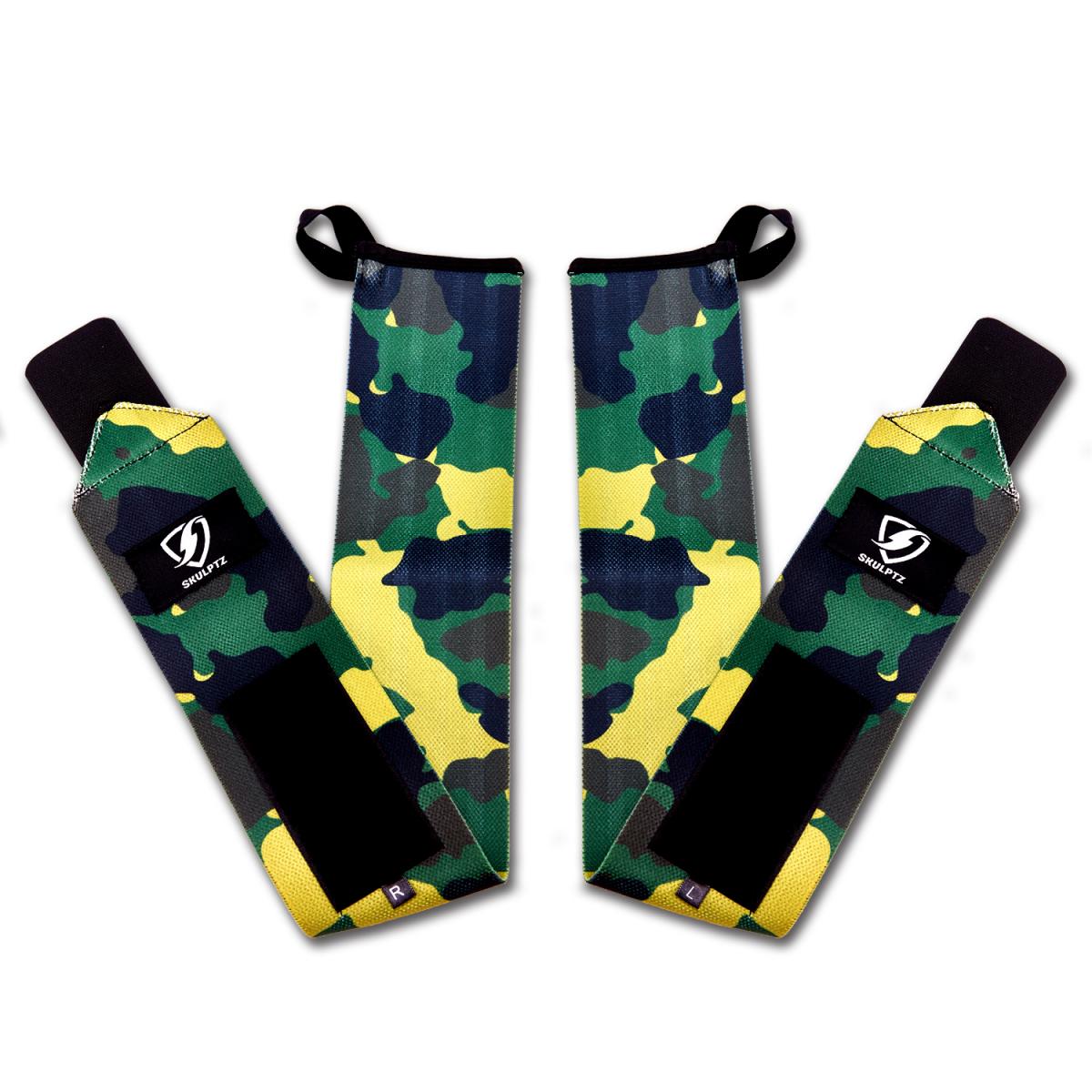Camo Series Wrist Wraps 25 Inches Military - skulptz
