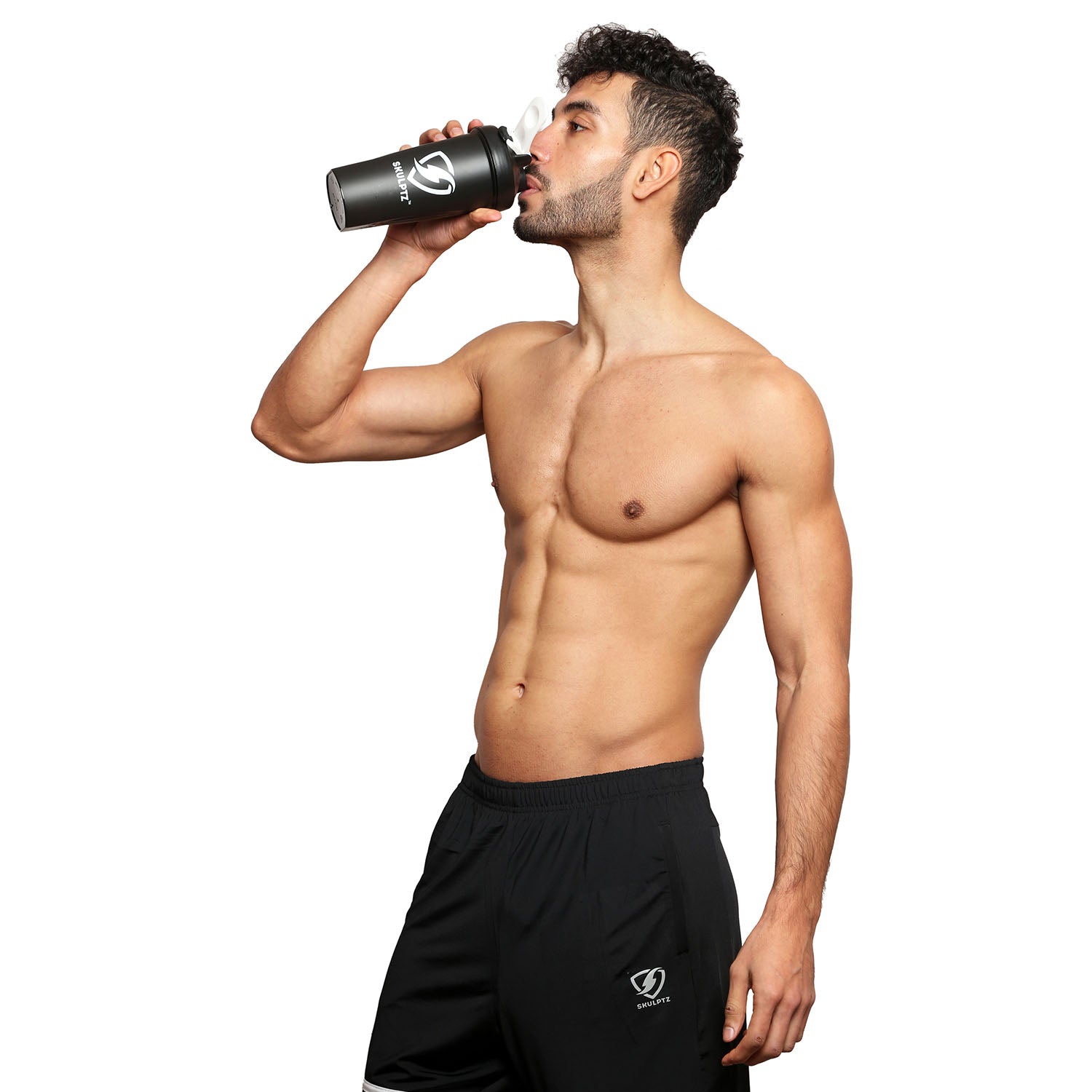 Oasis Series Shaker With Steel Mixer (Black) - skulptz