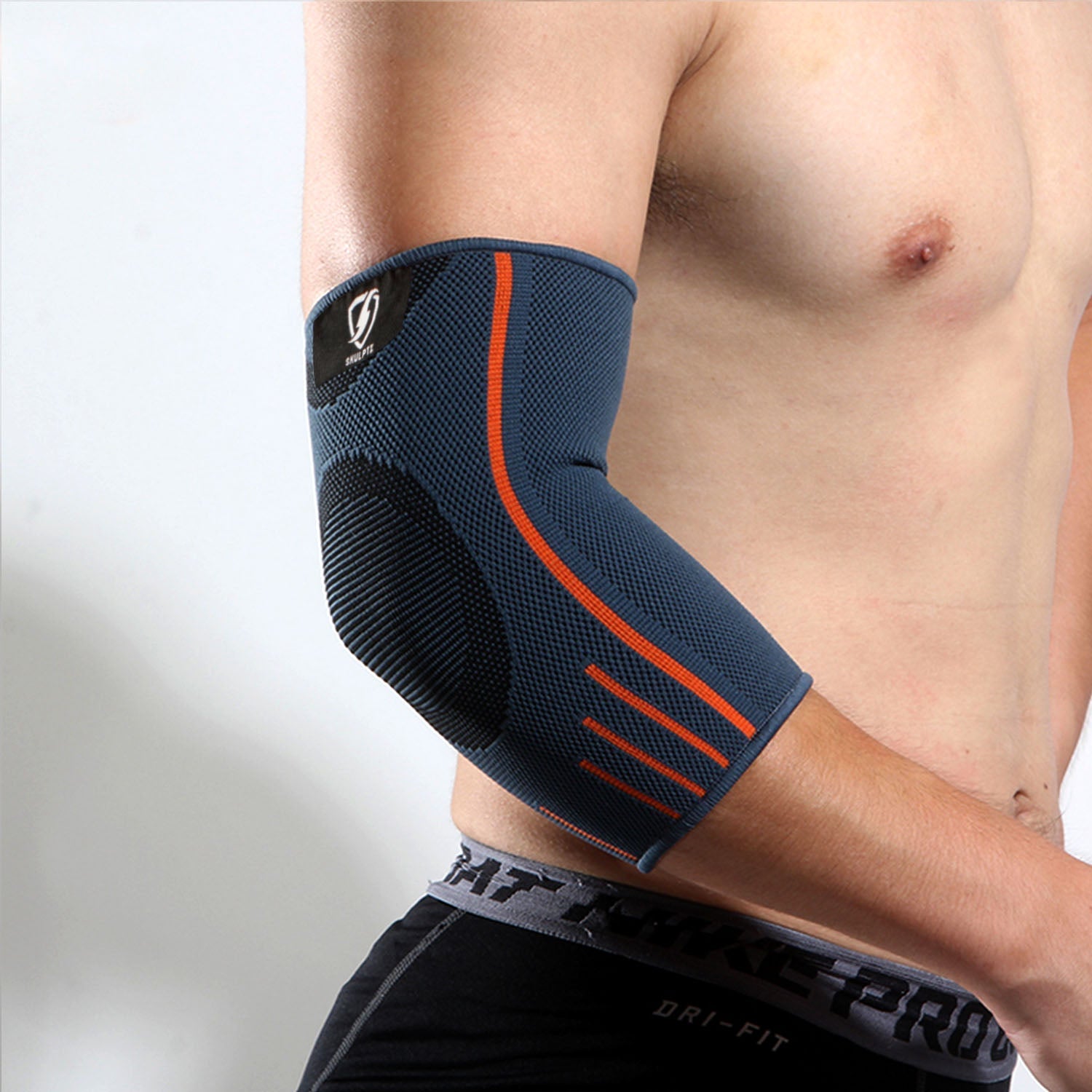 Saiyan Series Elbow Compression Orange - skulptz