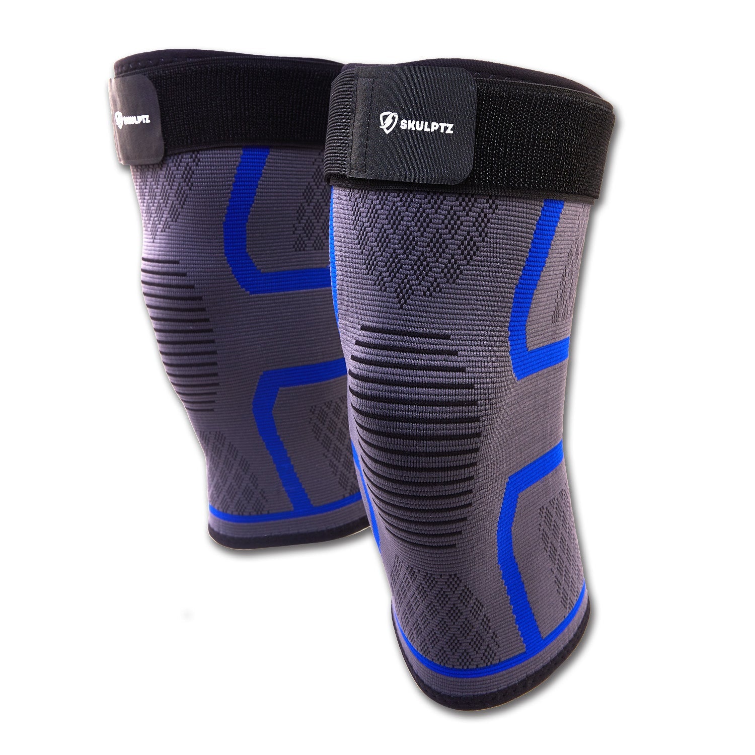 U-brix Knee Support With Adjustable Strap Blue - skulptz