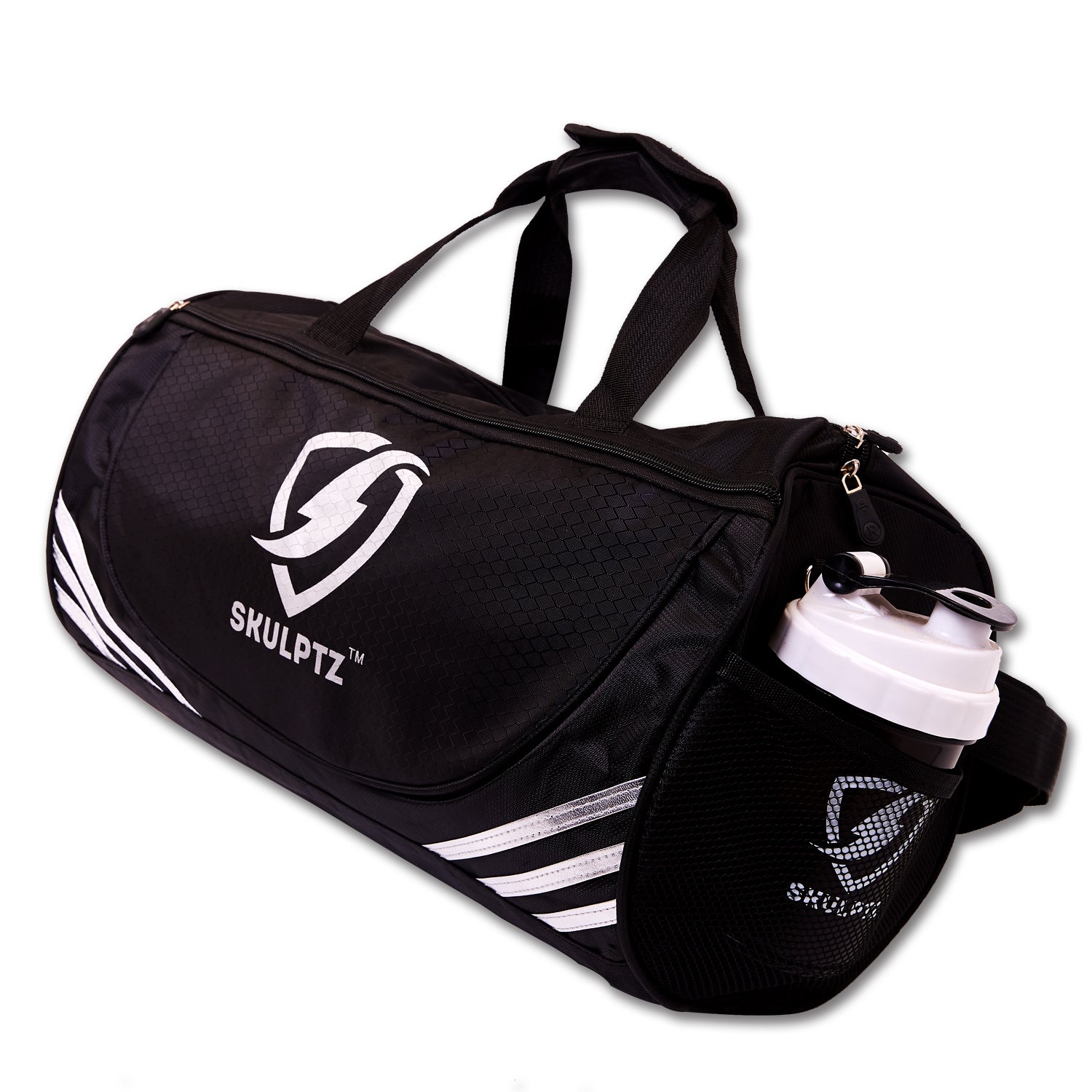 Globetrotter 20L Duffle Bag Silver - skulptz