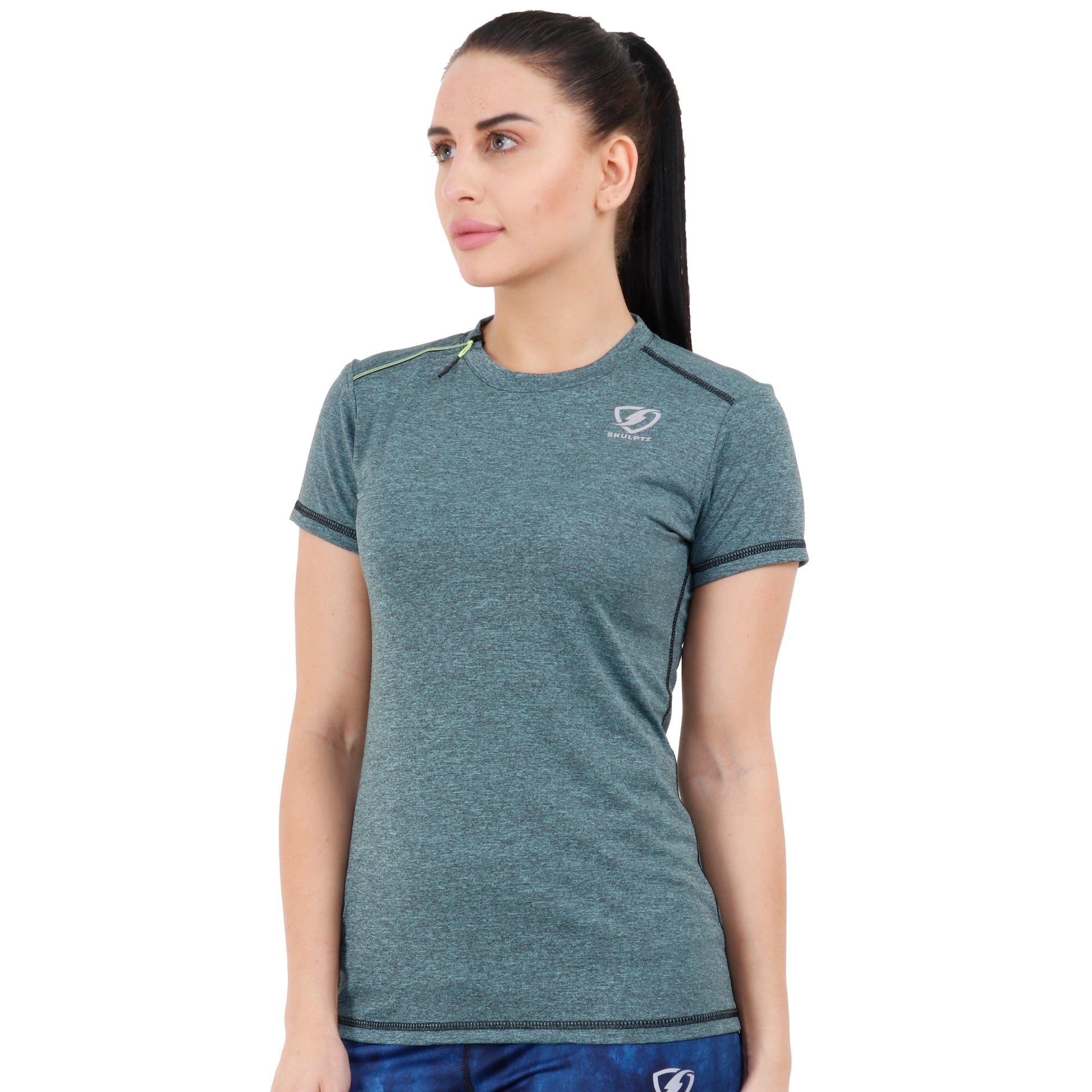 Womens Core Tshirt (Green) - skulptz