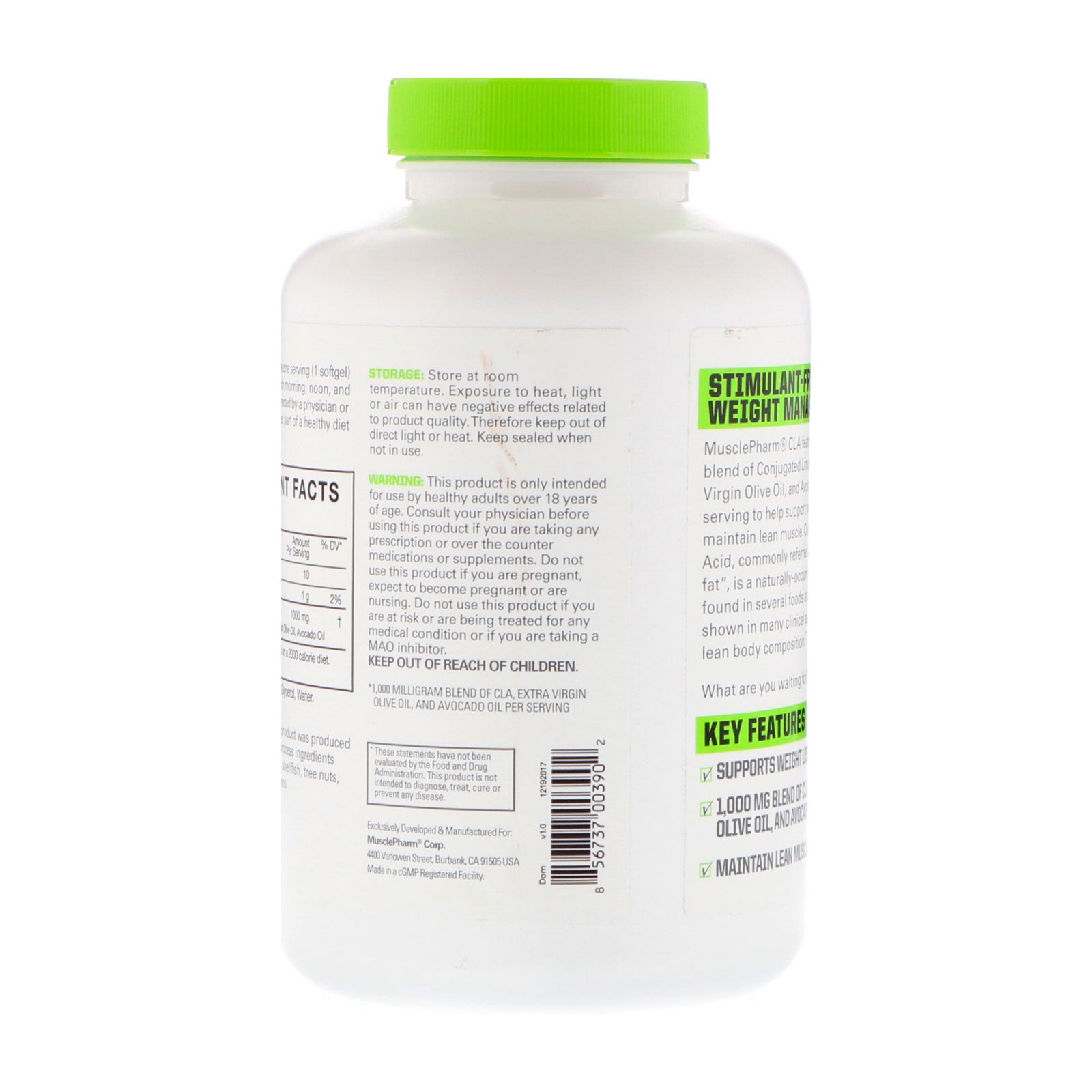 Musclepharm CLA Core 180 - skulptz