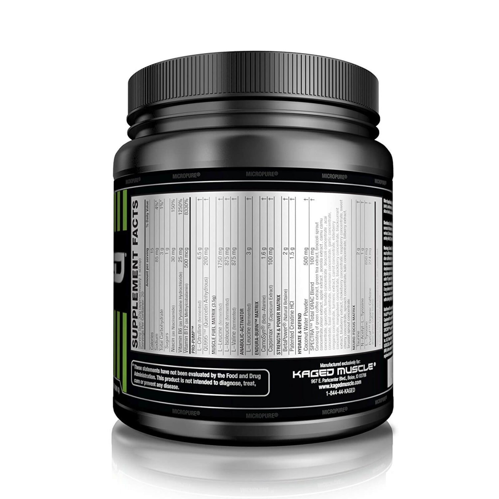 Pre-Kaged Pre-Workout Primer - skulptz