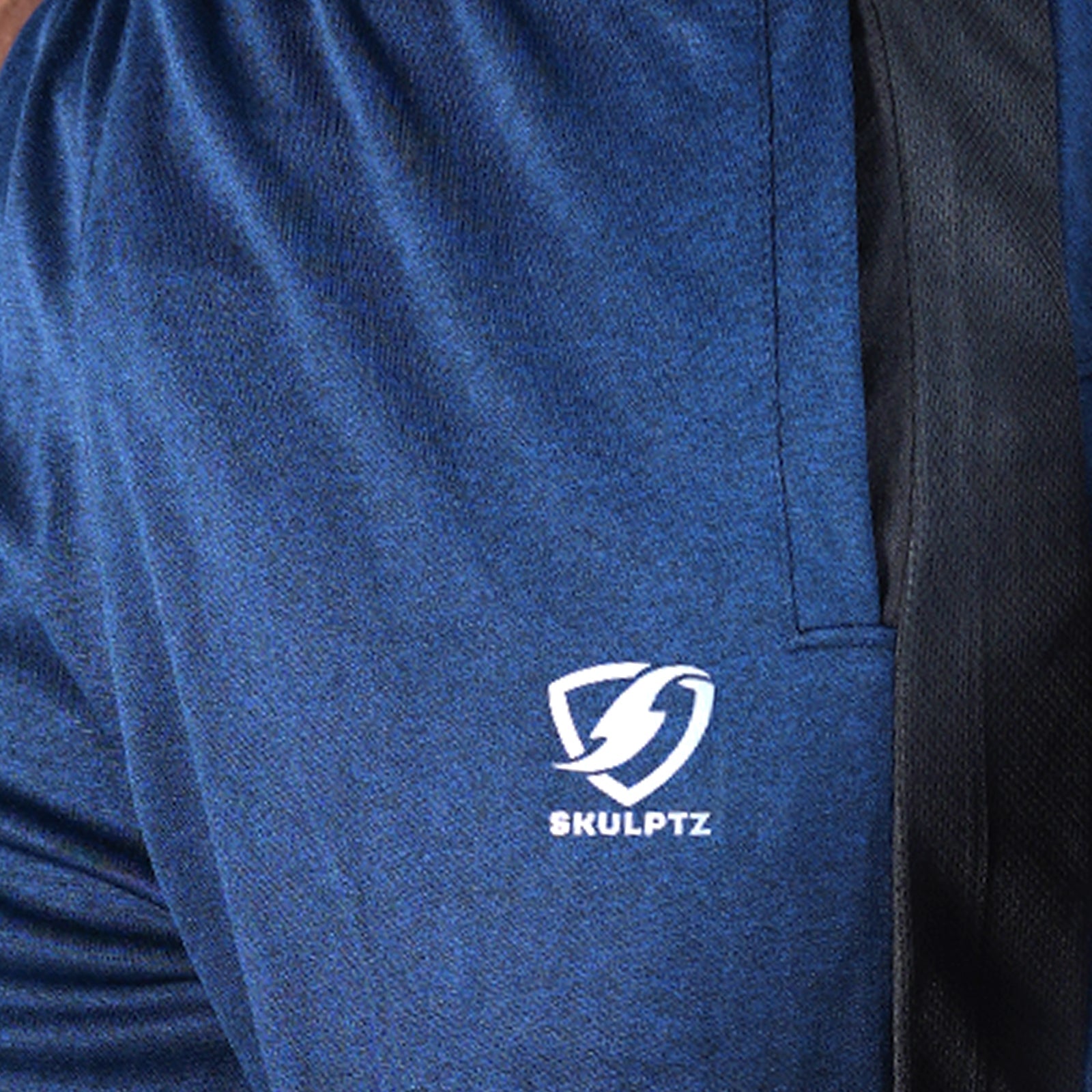 Mens Sideline Navy Track Pants - skulptz