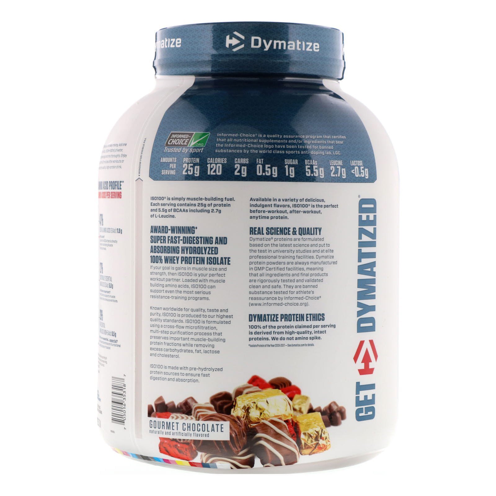 Dymatize Iso-100 Protein 5 lb - skulptz