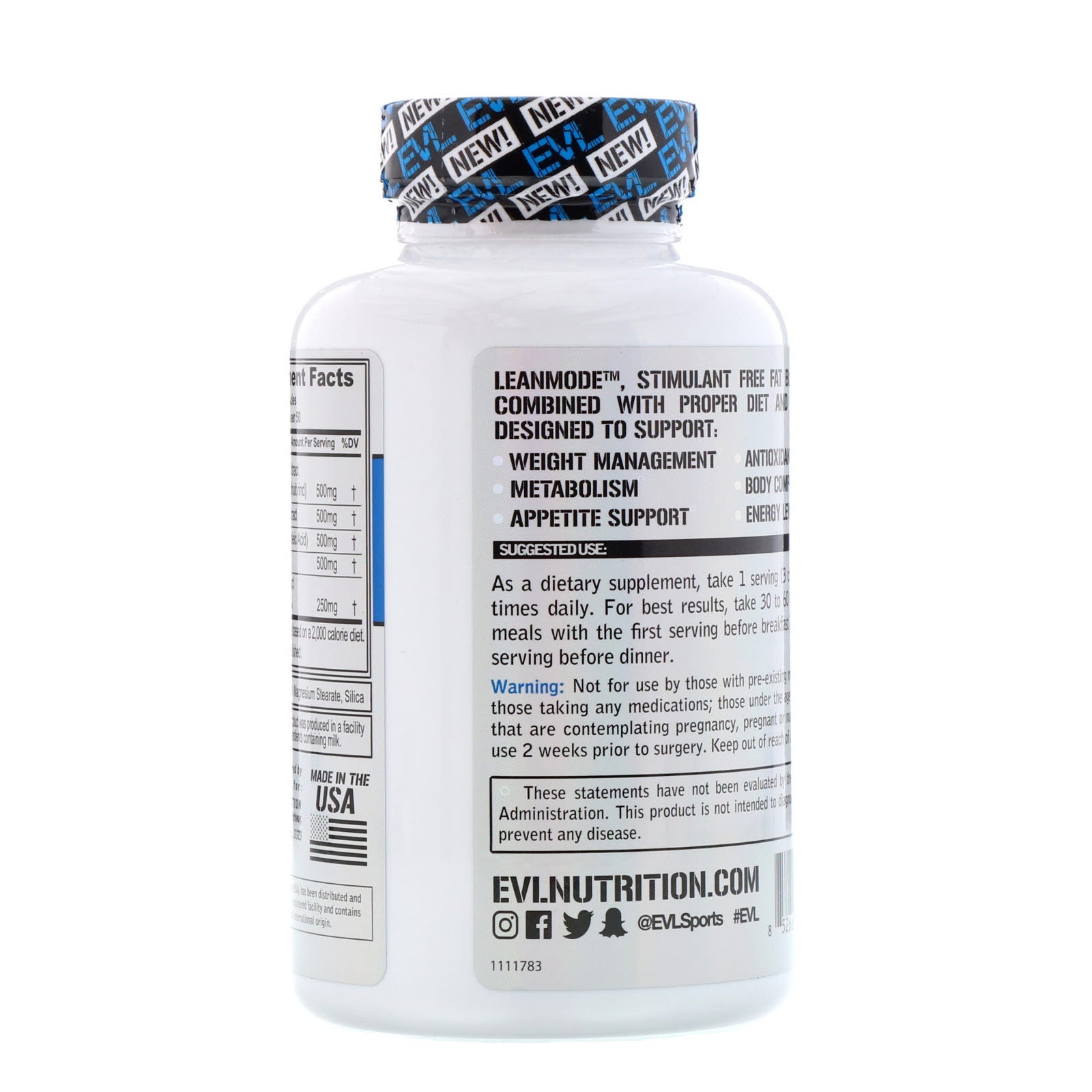 EVLution Nutrition LeanMode Capsule - skulptz