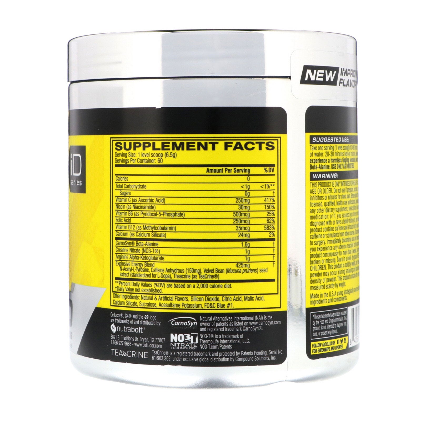 Cellucor C4 Original Pre Workout 0.86 lb - skulptz