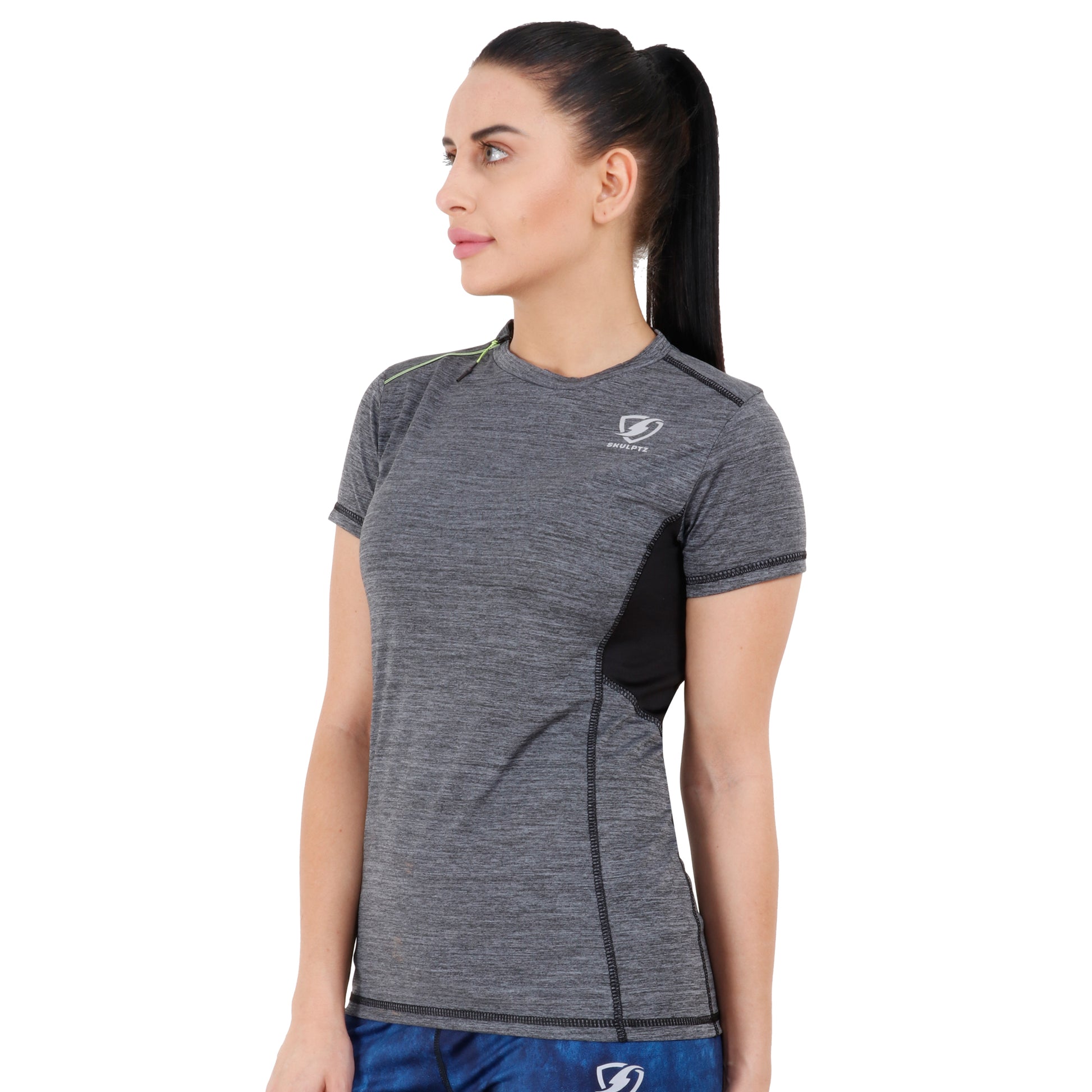 Womens Explore Tshirt (Black) - skulptz