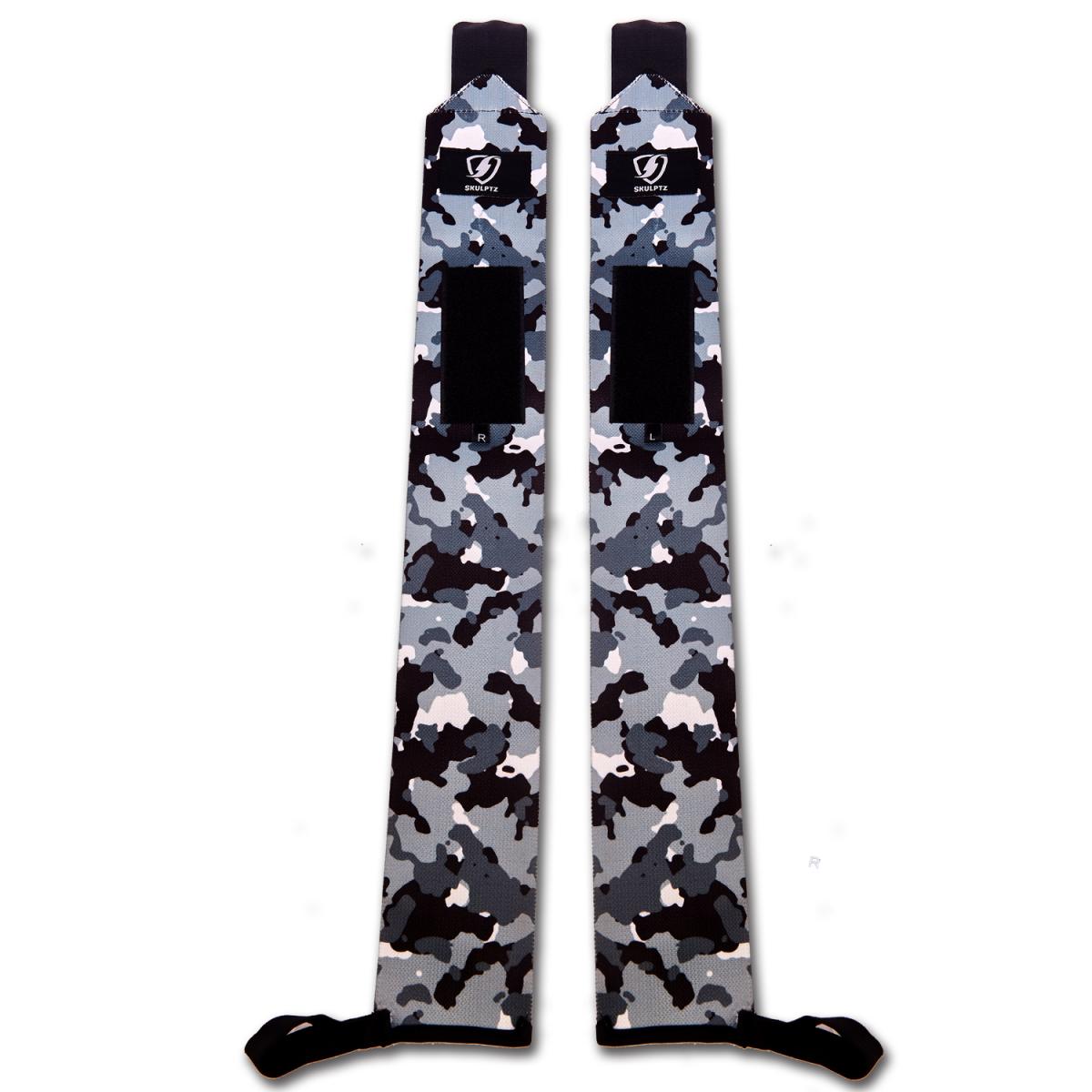 Camo Series Wrist Wraps 25 Inches black - skulptz