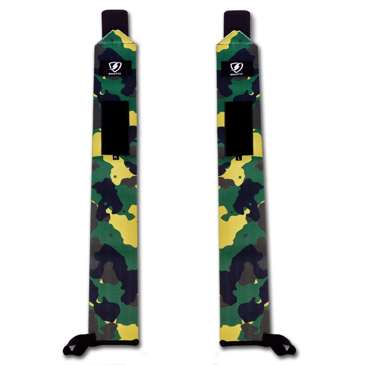 Camo Series Wrist Wraps 25 Inches Military - skulptz