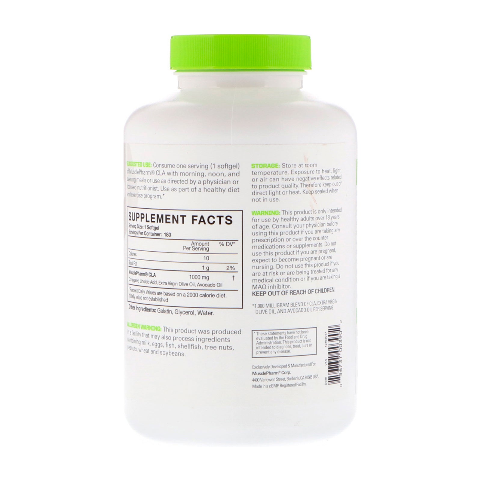 Musclepharm CLA Core 180 - skulptz