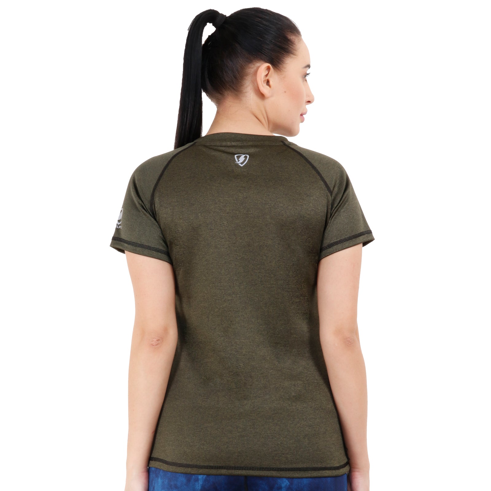 Womens Tron Tshirt (Olive) - skulptz