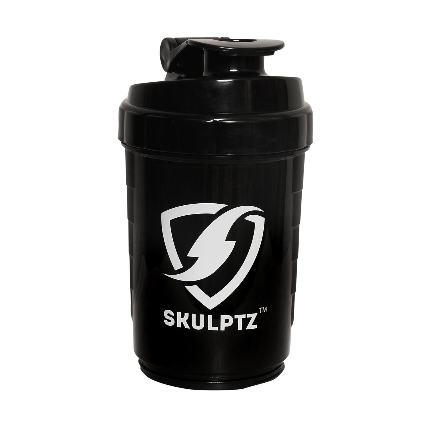 Neon Multi-Storage Shaker Bottle (Black) - skulptz