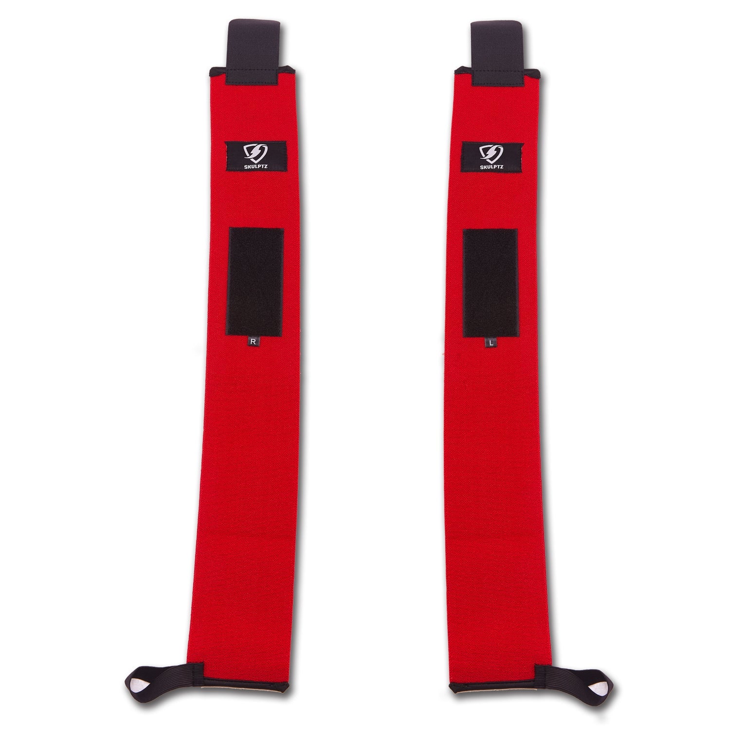 Monster Competition Grade Wrist Wraps 25 Inches Red - skulptz