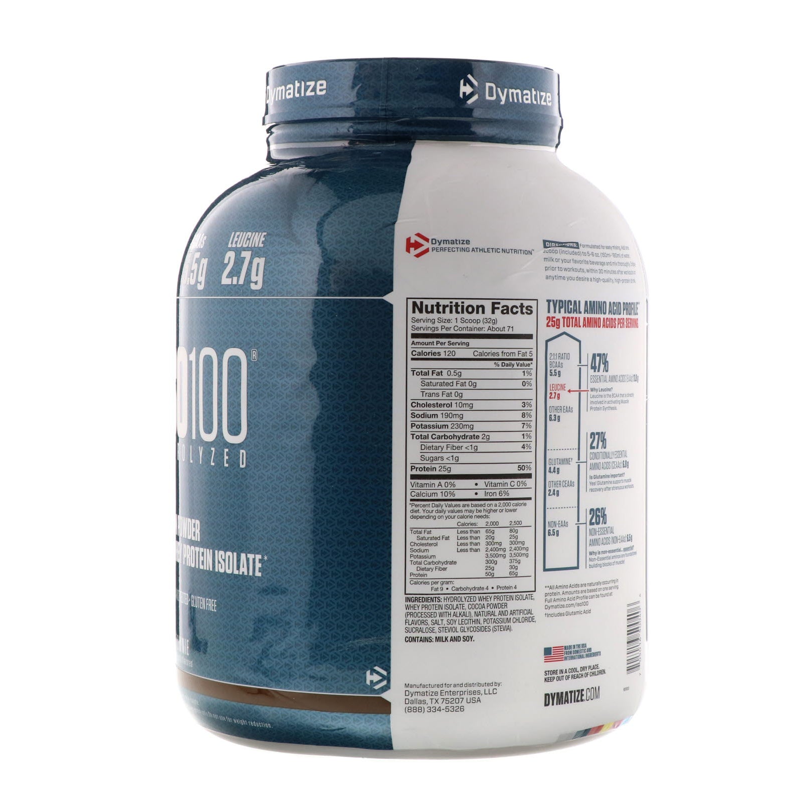 Dymatize Iso-100 Protein 5 lb - skulptz