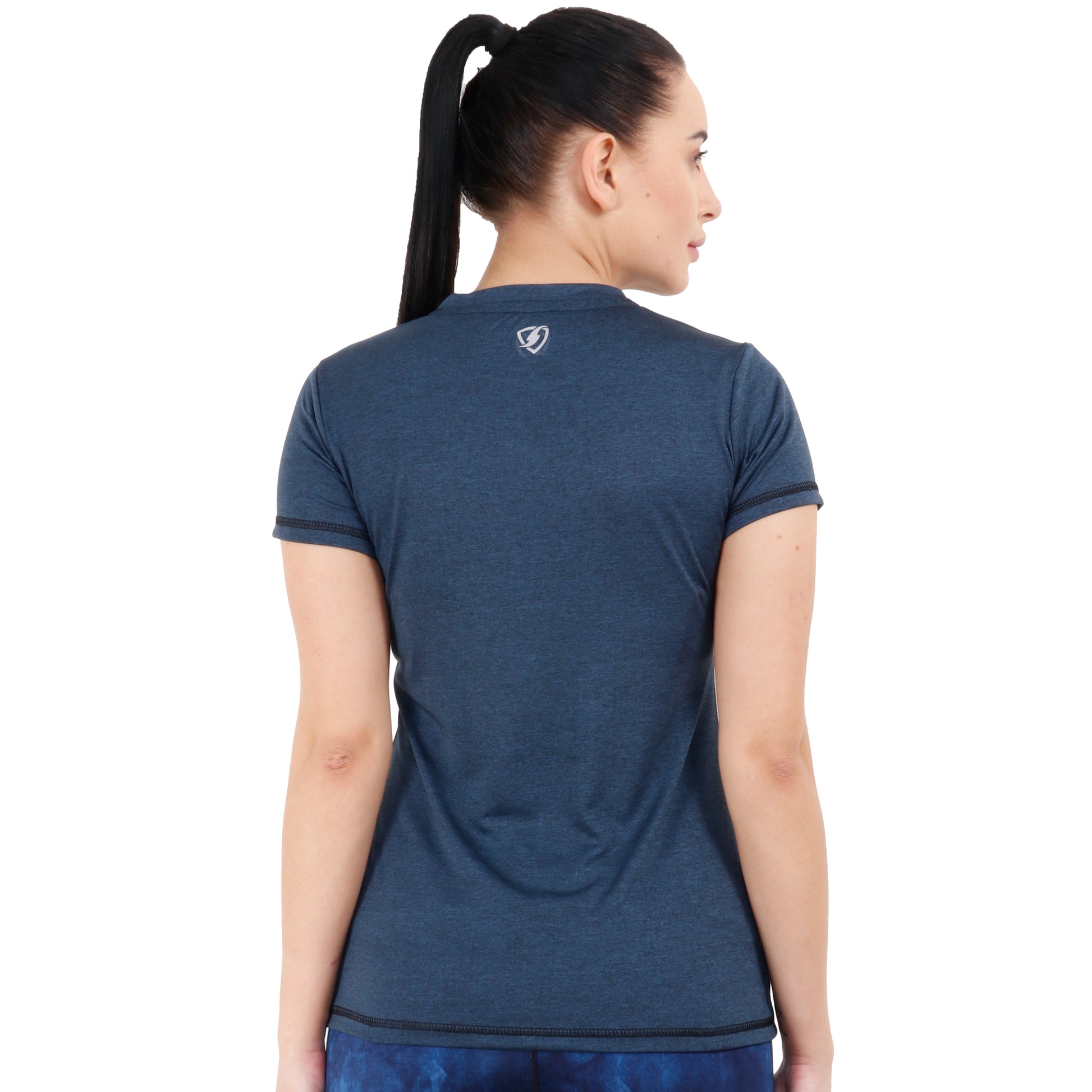 Womens Core Tshirt (Dark Blue) - skulptz