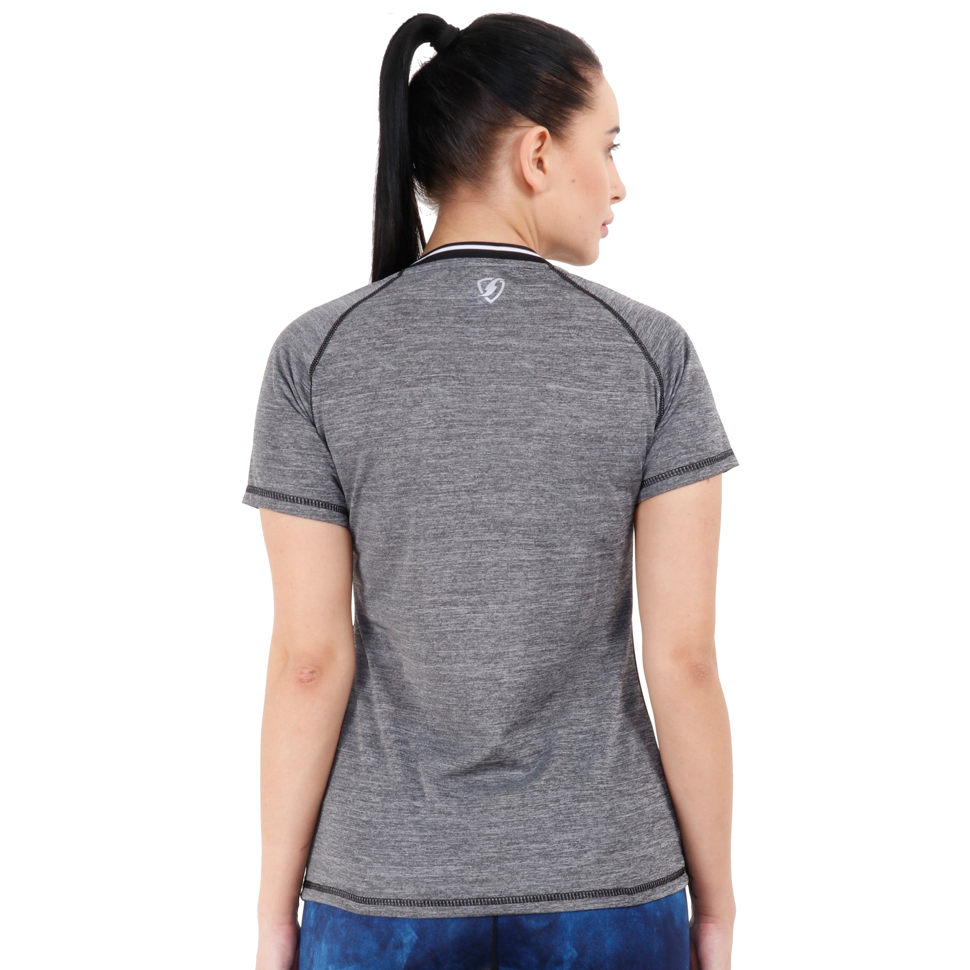 Womens Invincible Tshirt (Grey) - skulptz