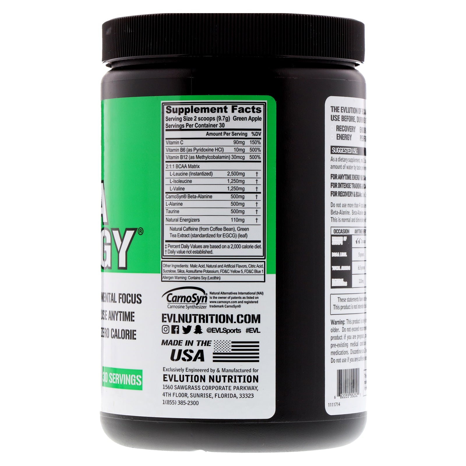 EVLution Nutrition BCAA Energy - skulptz