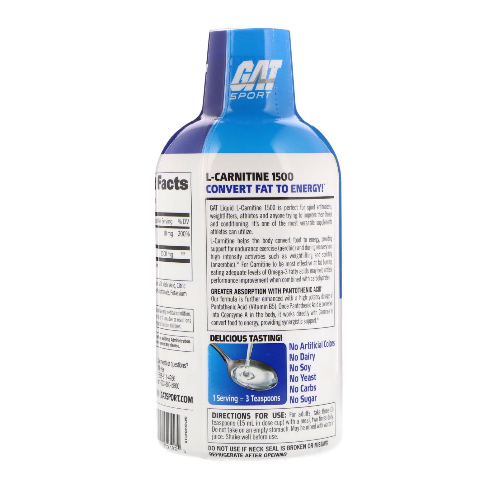 GAT L-Carnitine Liquid - skulptz