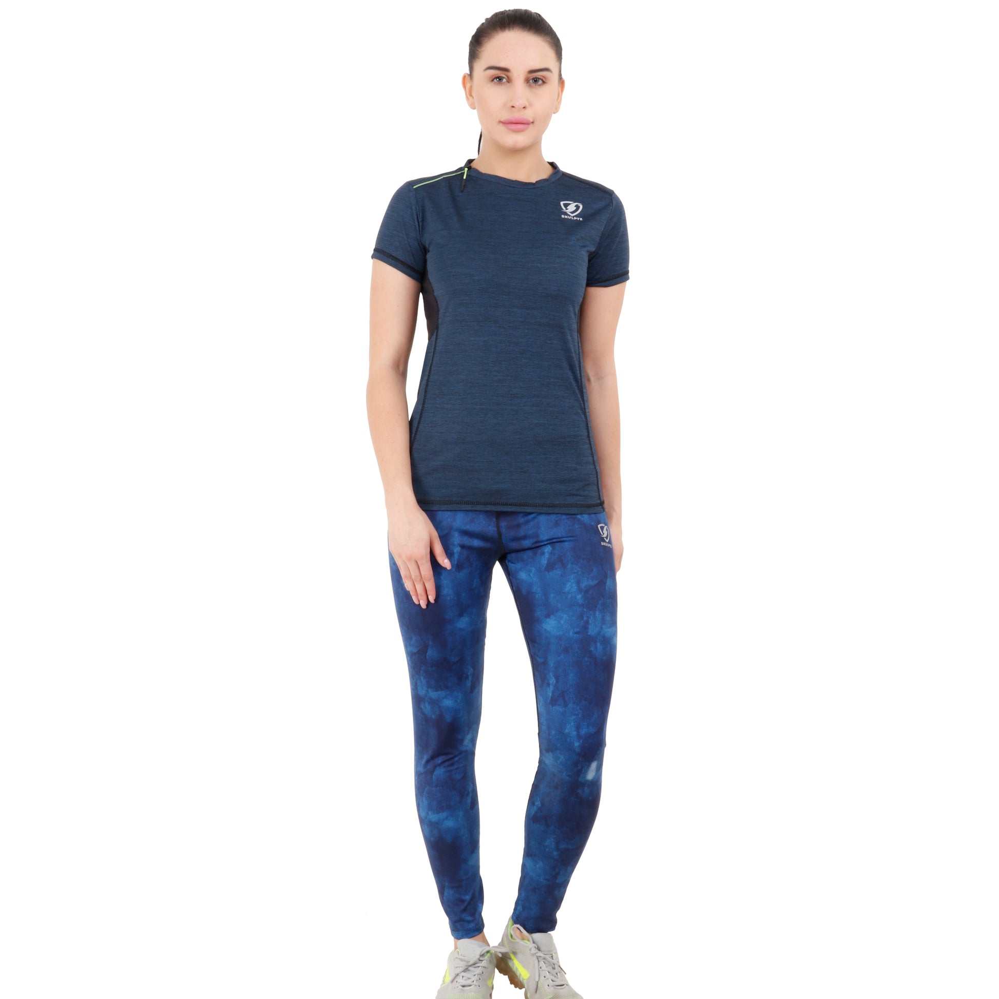 Womens Explore Tshirt (Dark Blue) - skulptz
