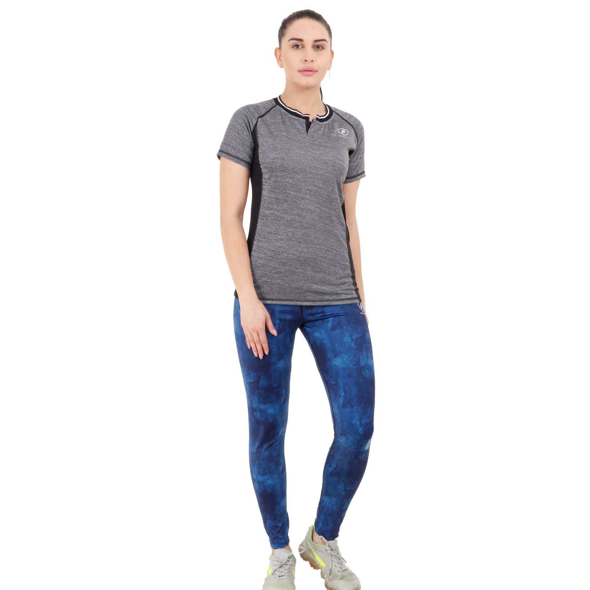 Womens Invincible Tshirt (Grey) - skulptz