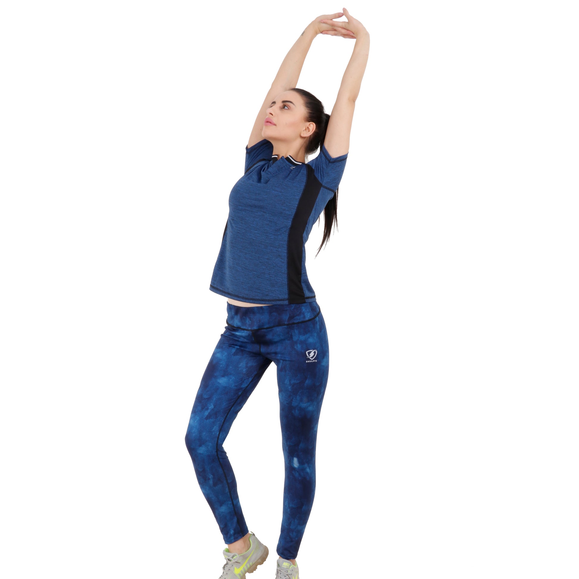Womens Invincible Tshirt (Blue) - skulptz
