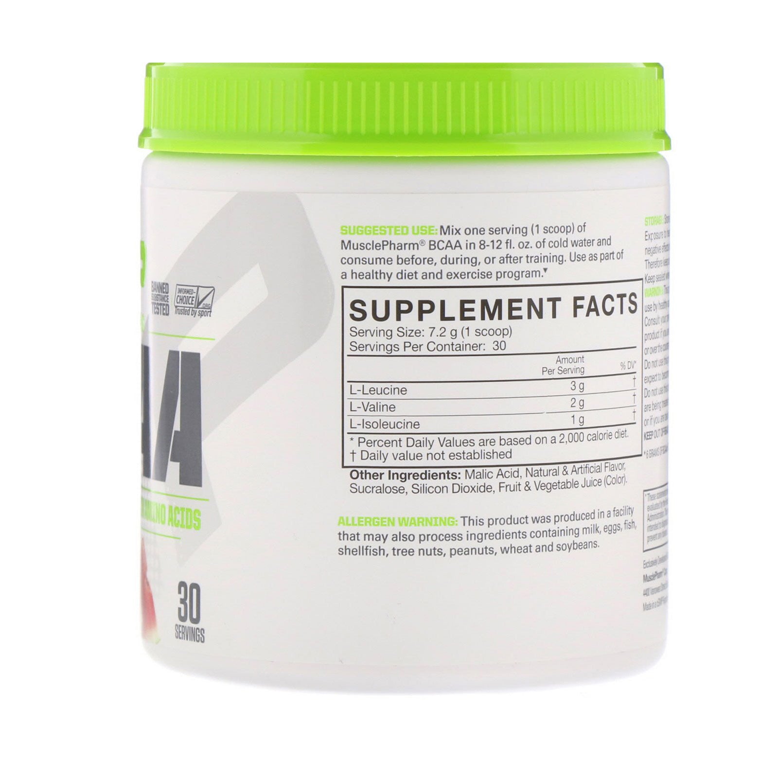 MusclePharm BCAA Essentials 30 servings - skulptz